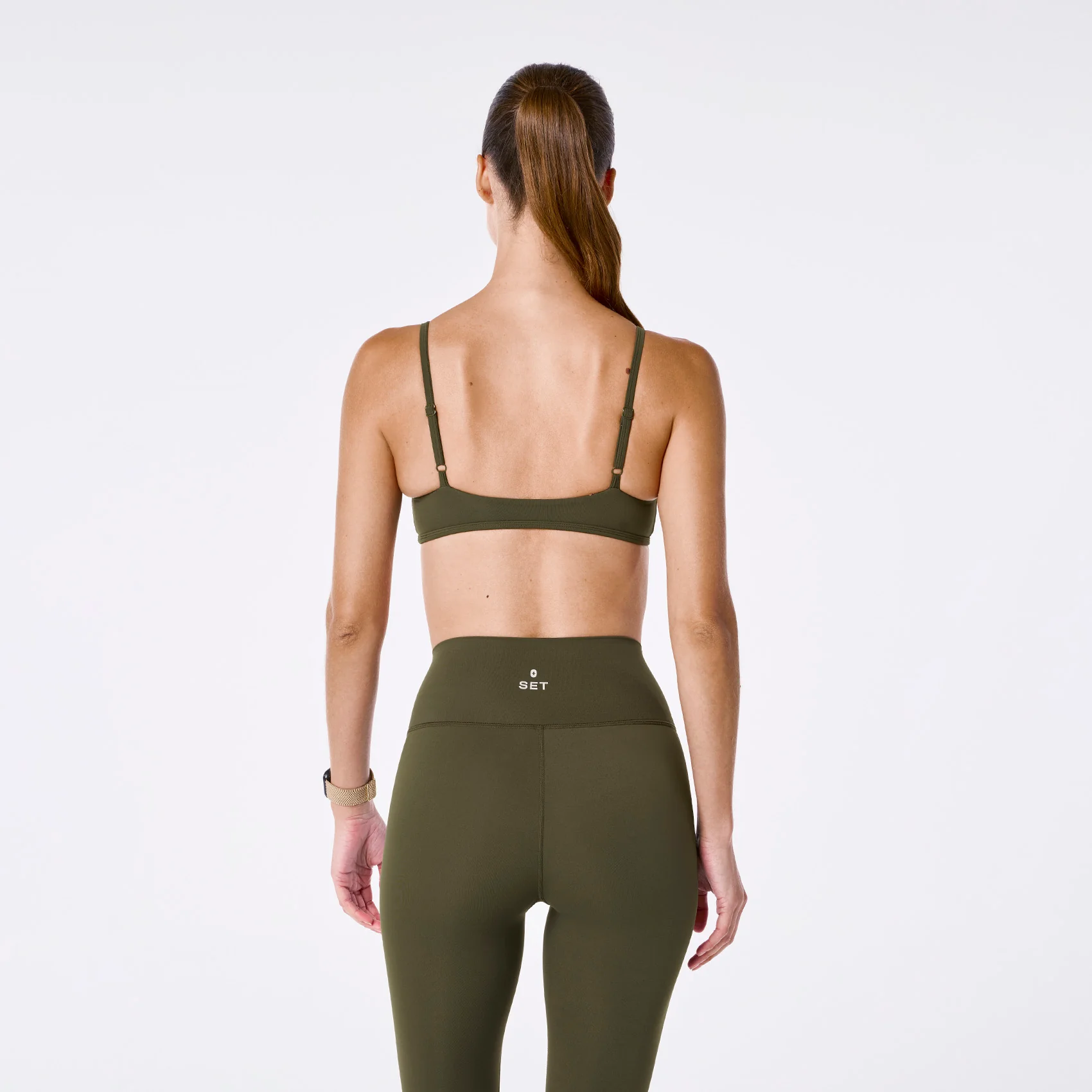 women's Spruce FIGS | SET ACTIVE Breathe Base Bra® - Image 4