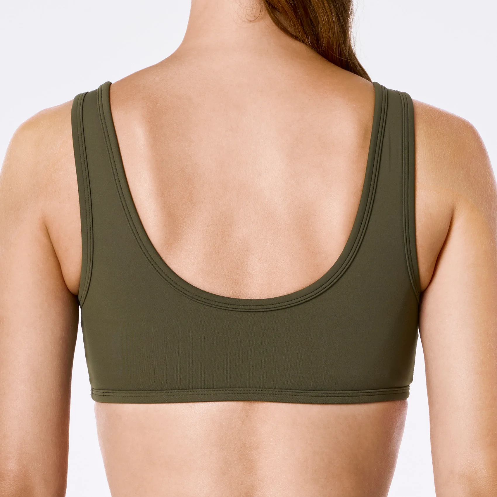 women's Spruce FIGS | SET ACTIVE Breathe Scoop Bra® - Image 5