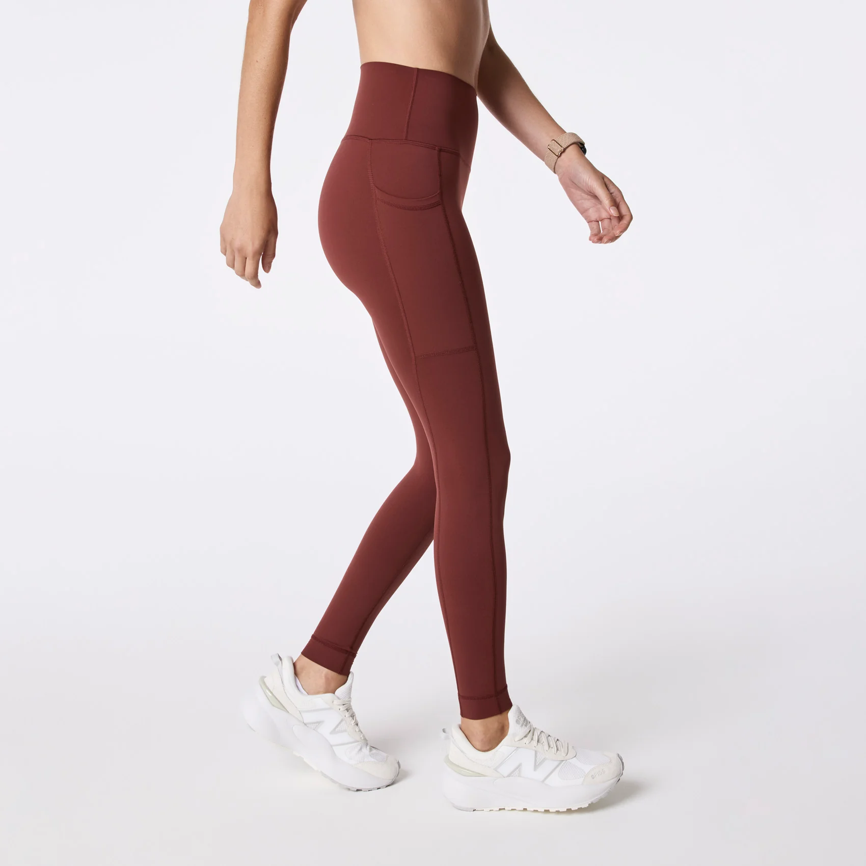 women's Walnut FIGS | SET ACTIVE Breathe High Rise Pocket Leggings®