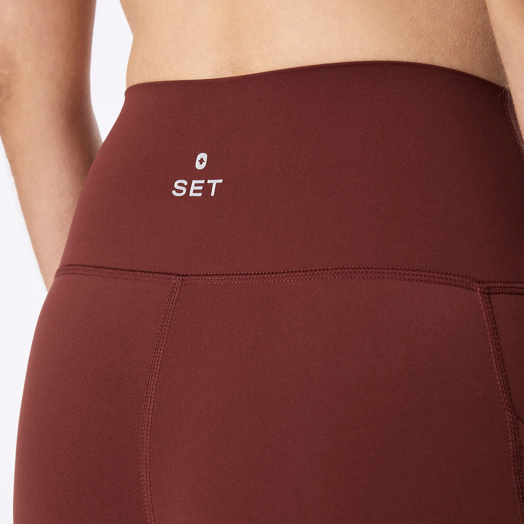 women's Walnut FIGS | SET ACTIVE Breathe High Rise Pocket Leggings® - Image 5
