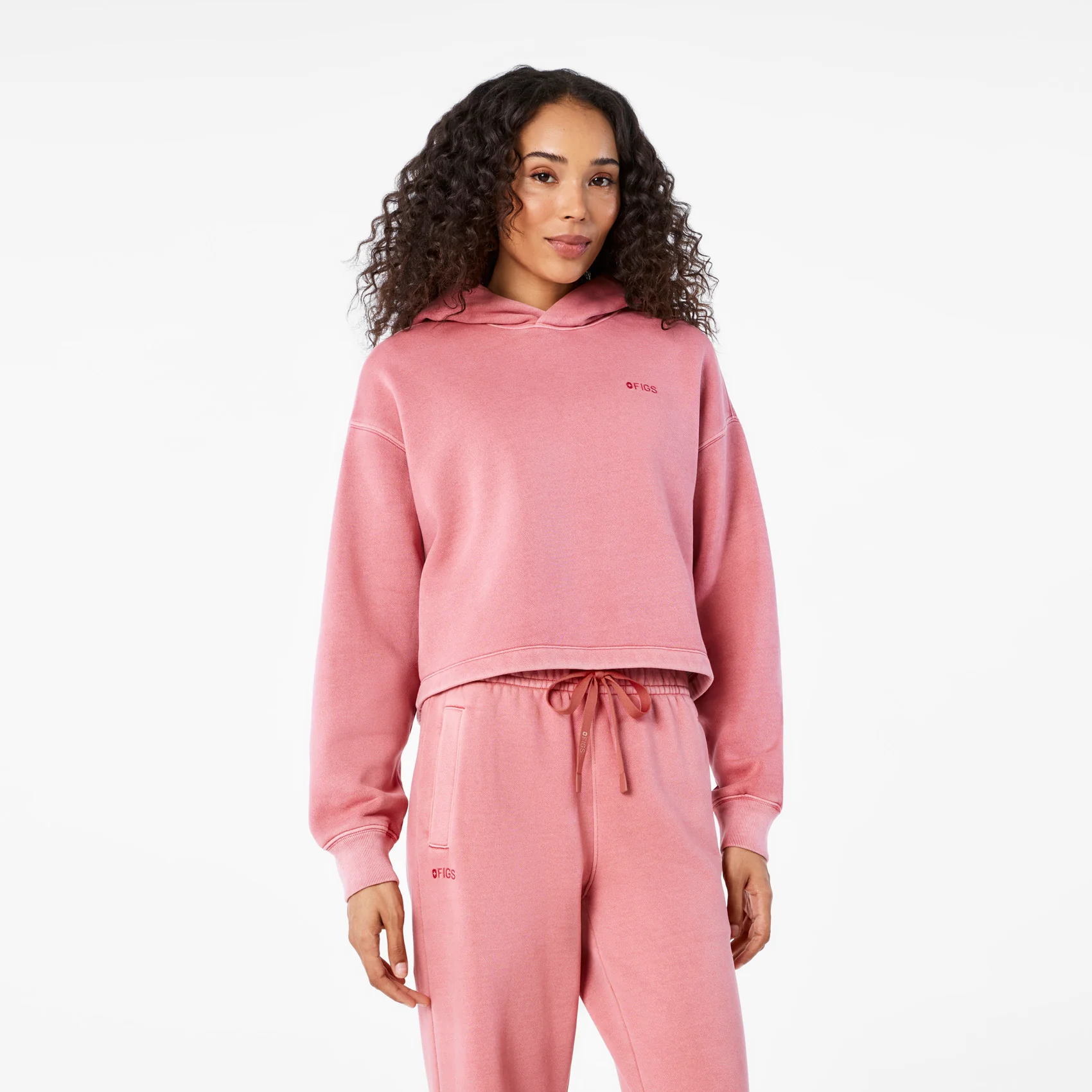 women's Berrywood Hayden Vintage Wash Cropped - Hoodie Sweatshirt