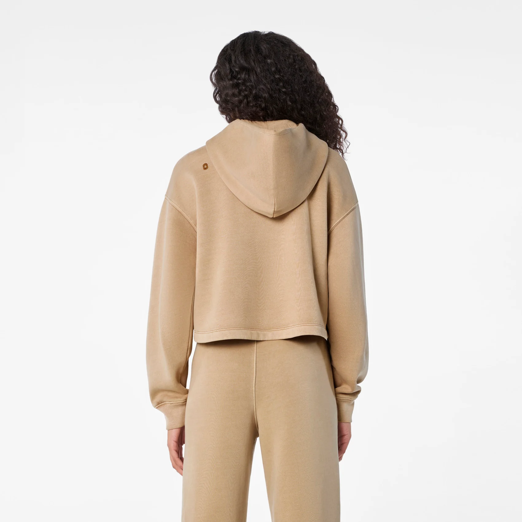 women's Sequoia Hayden Vintage Wash Cropped - Hoodie Sweatshirt - Image 4