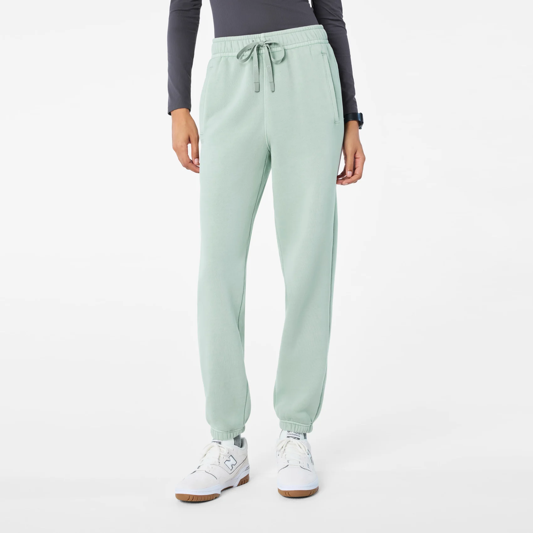 women's Soft Sage Hayden Vintage Wash Relaxed - Jogger Sweatpant