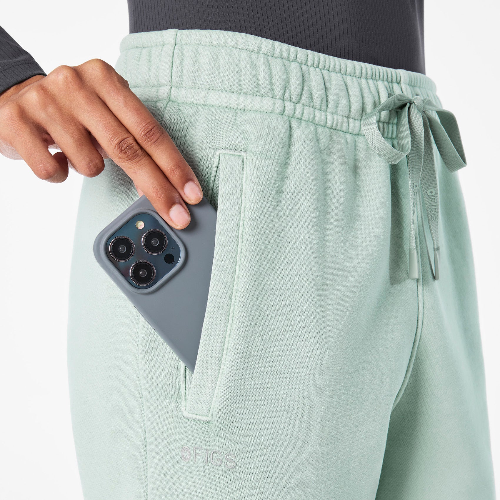 women's Soft Sage Hayden Vintage Wash Relaxed - Jogger Sweatpant - Image 6