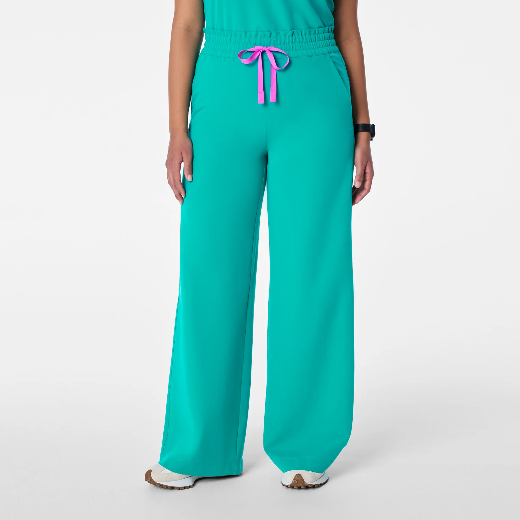 women's Lagoon High Waisted Allison Ultra Wide Leg - Scrub Pant