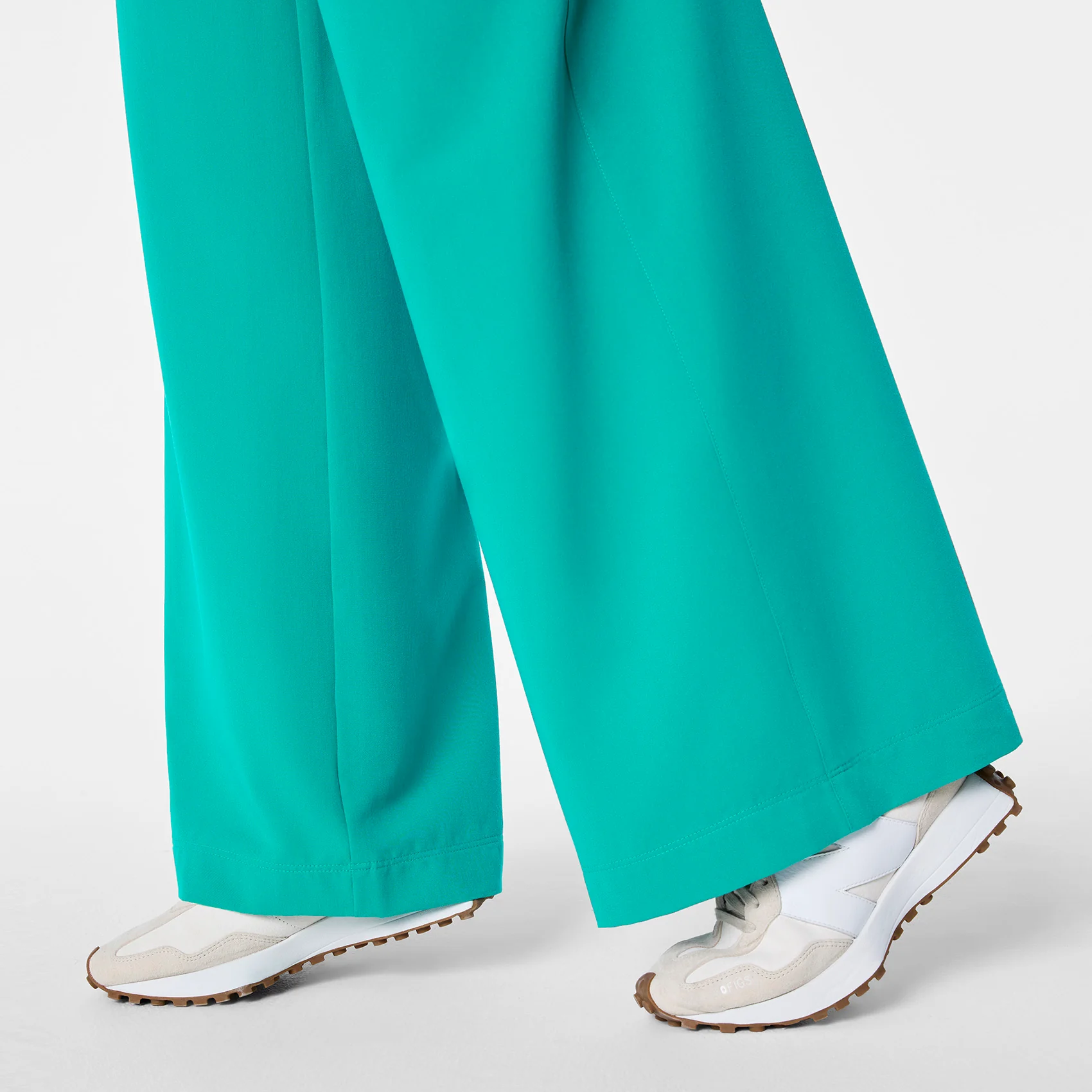 women's Lagoon High Waisted Allison Ultra Wide Leg - Scrub Pant - Image 8