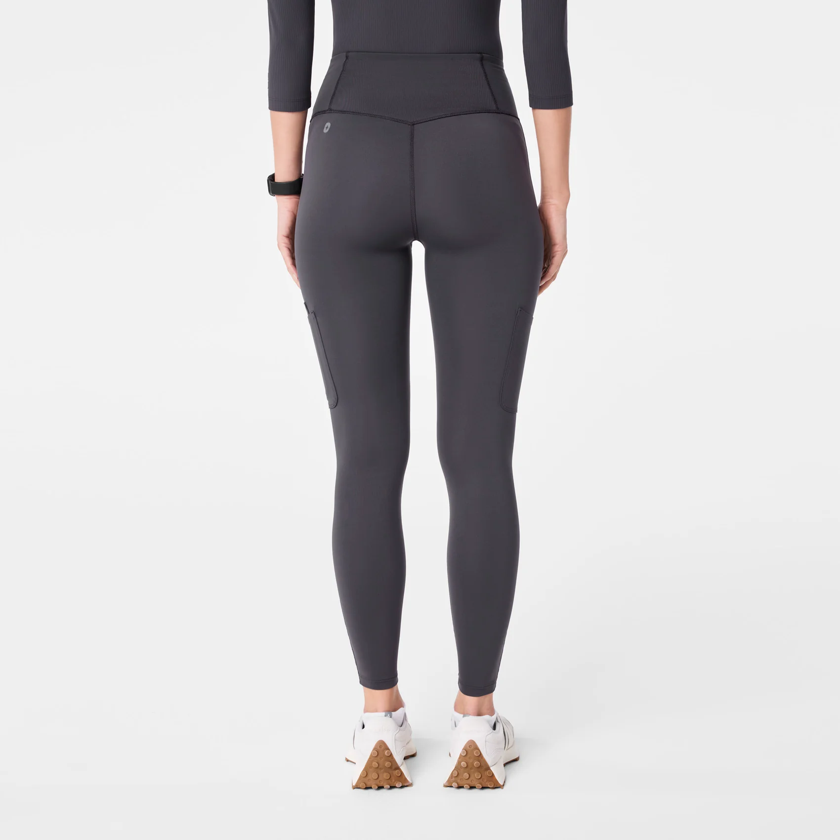 women's Charcoal High Waisted Ashland - Skinny ScrubLegging™ - Image 4