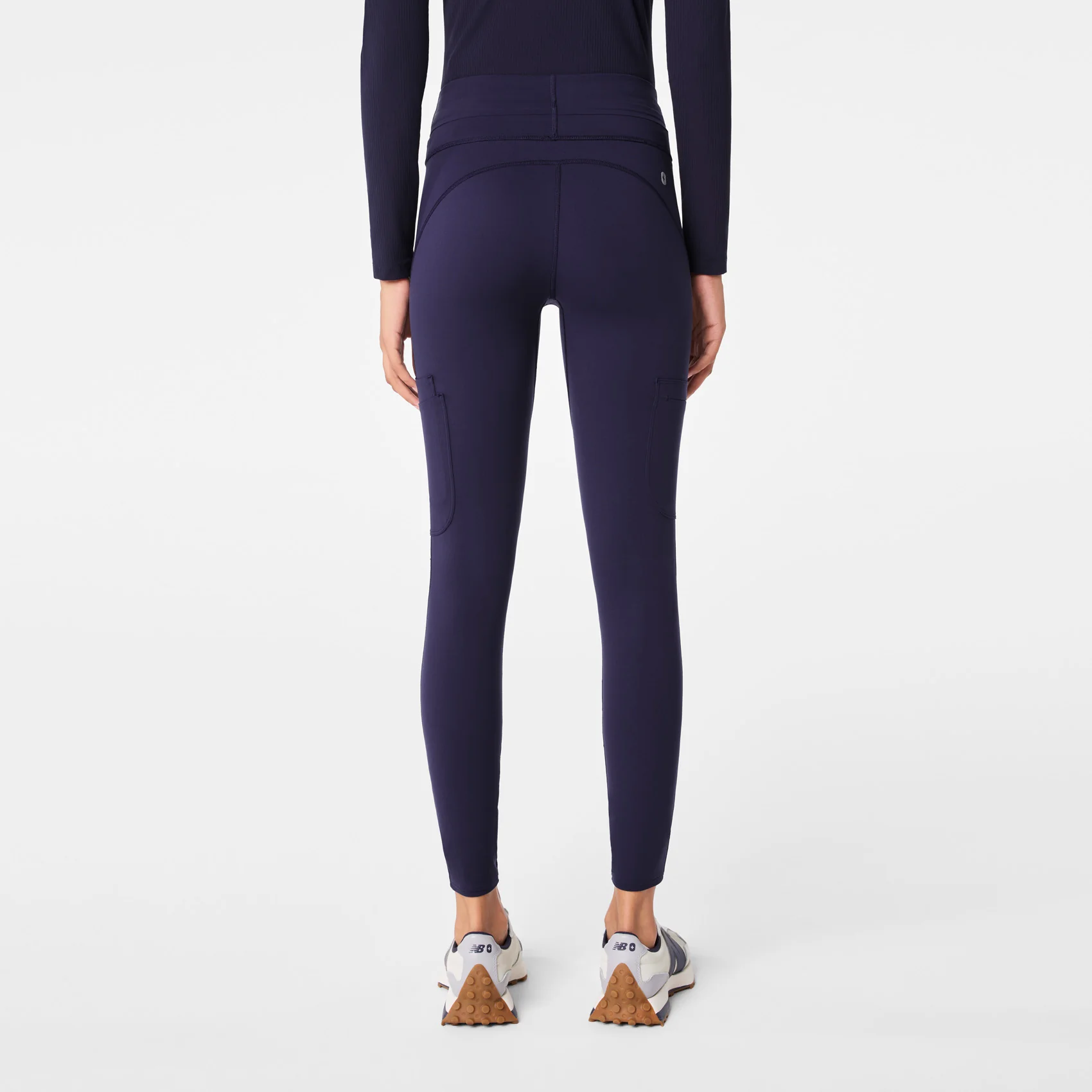 women's Navy High Waisted Ashland - Skinny ScrubLegging™ - Image 3
