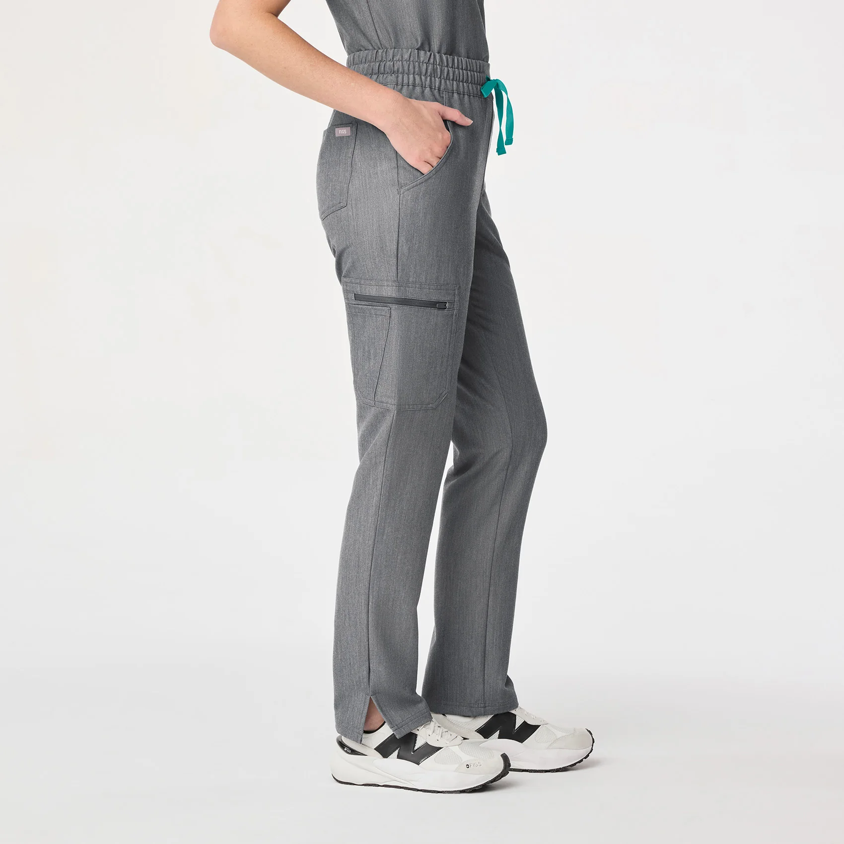 women's Graphite High Waisted Dowa - Tall Scrub Pant (3XL-6XL) - Image 3