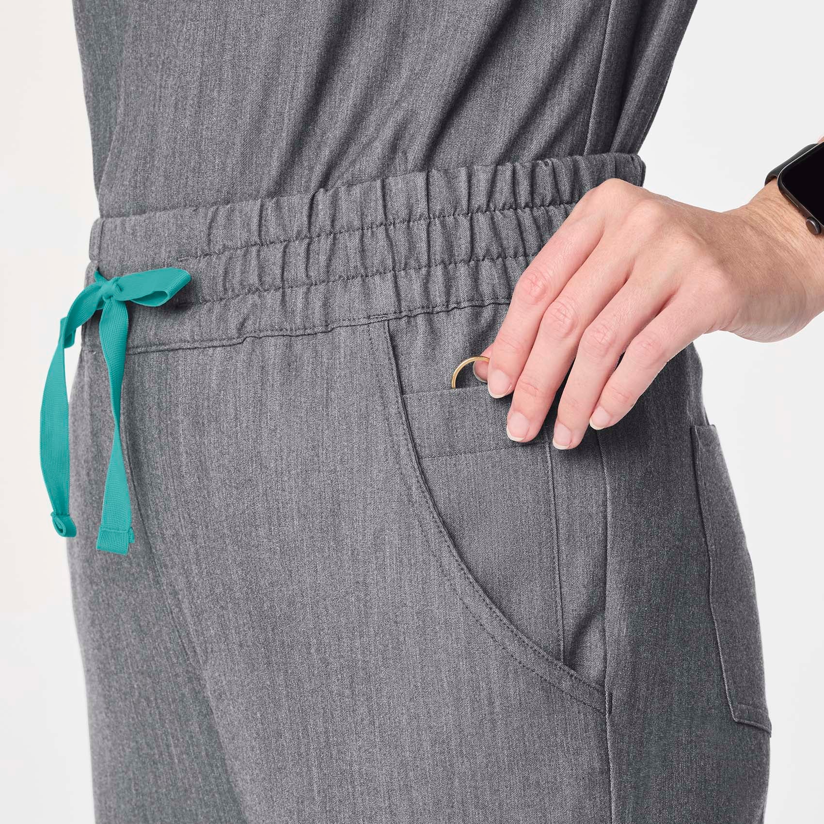 women's Graphite High Waisted Dowa - Tall Scrub Pant (3XL-6XL) - Image 7