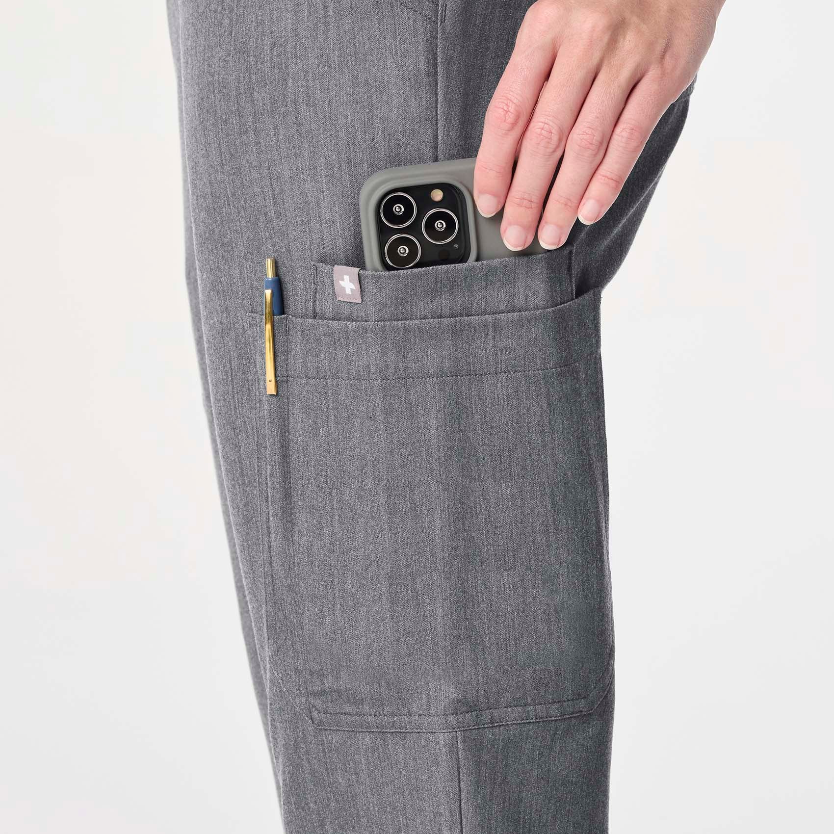 women's Graphite High Waisted Dowa - Tall Scrub Pant (3XL-6XL) - Image 9