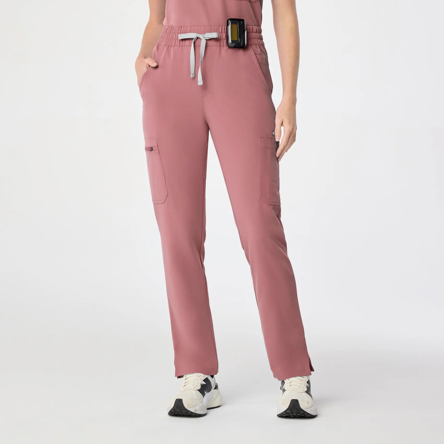 women's Mauve High Waisted Dowa - Petite Scrub Pant (3XL-6XL)