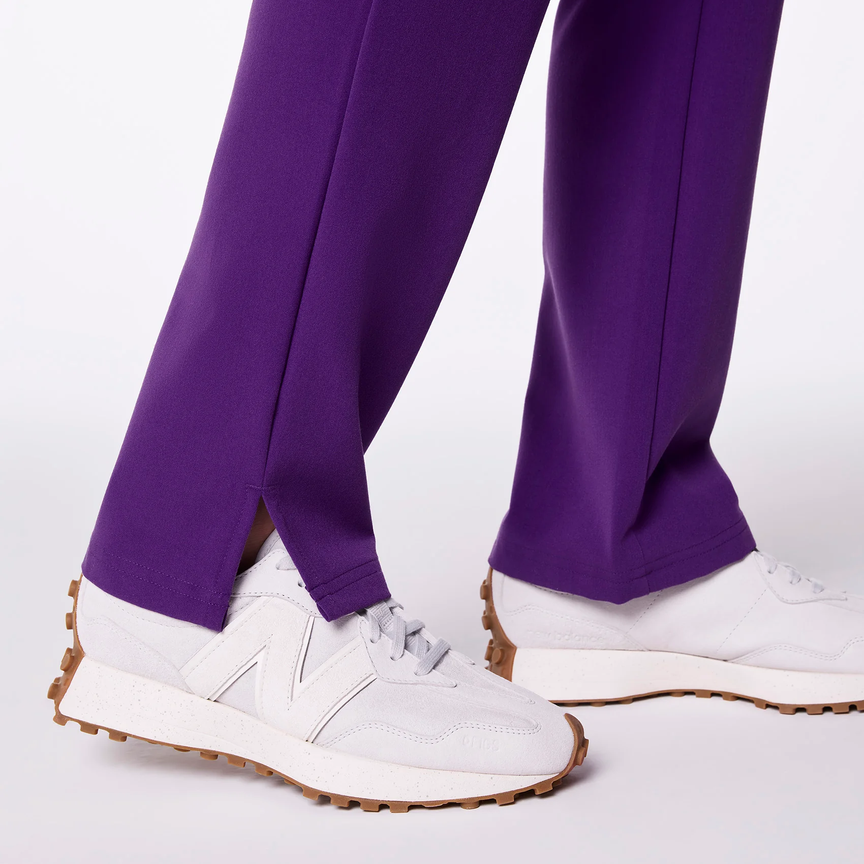 women's Digital Grape High Waisted Dowa - Petite Scrub Pants - Image 10