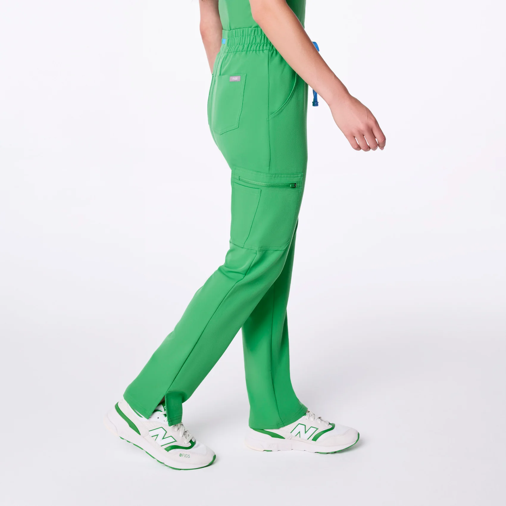 women's Emerald High Waisted Dowa - Scrub Pants - Image 3
