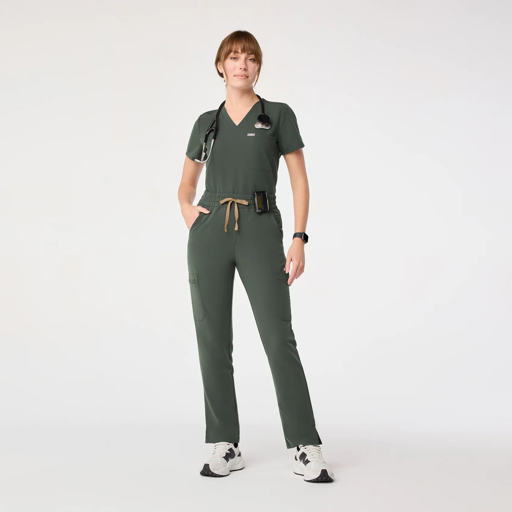 women's Moss High Waisted Dowa - Scrub Pant - Image 2