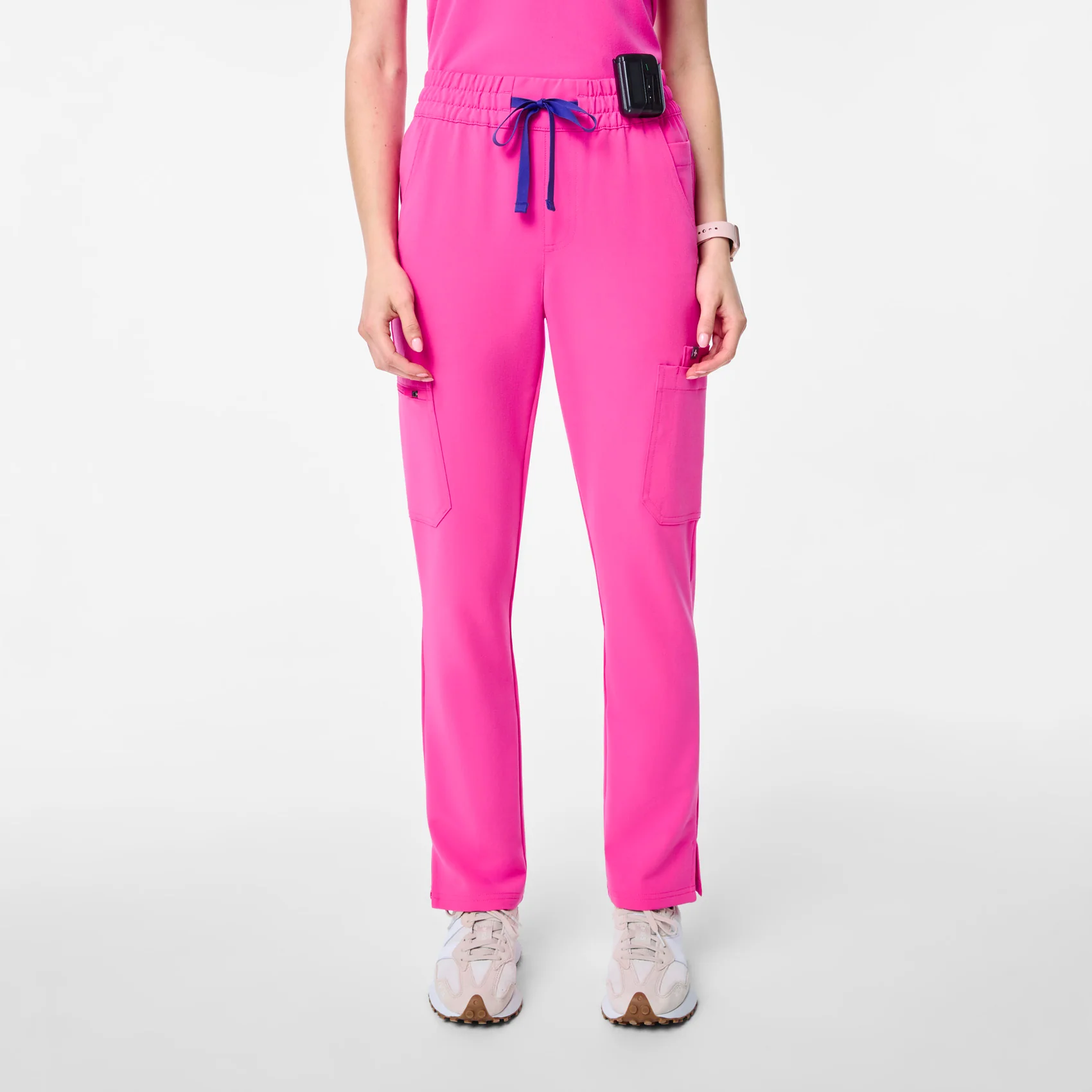 women's Rapid Response Pink High Waisted Dowa - Tall Scrub Pants