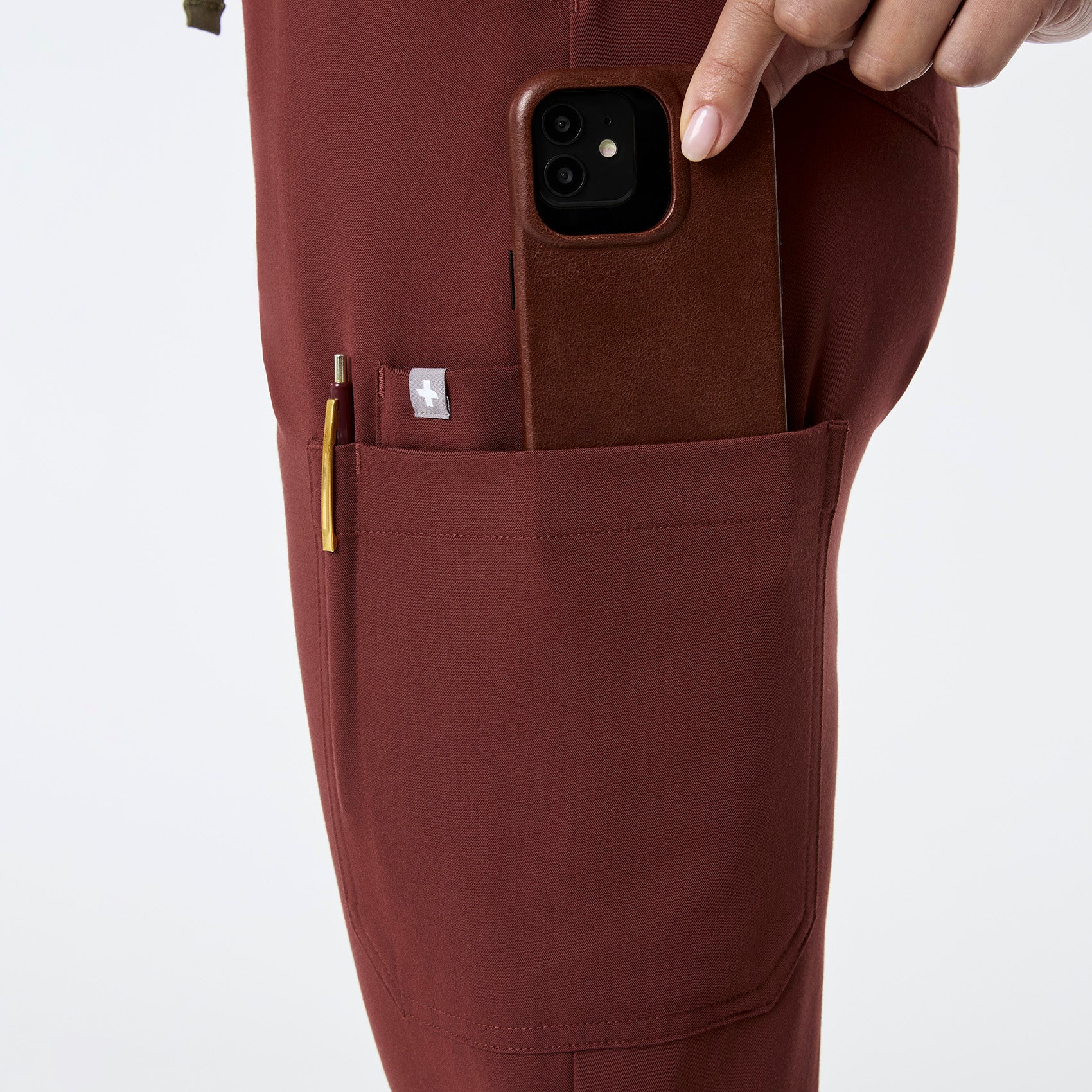 women's Walnut High Waisted Dowa - Scrub Pants - Image 10