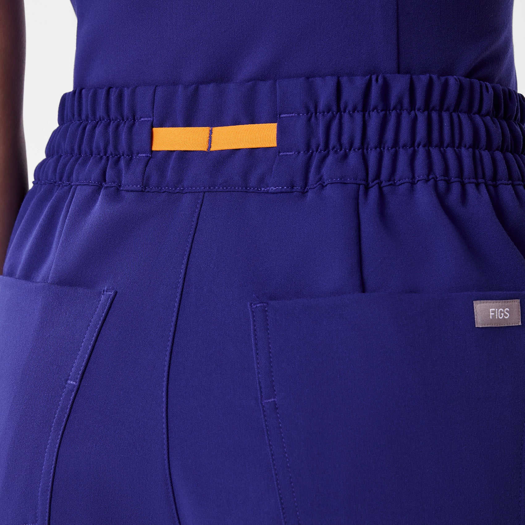 women's Deep Royal Blue High Waisted Dowa - Scrub Pants - Image 6