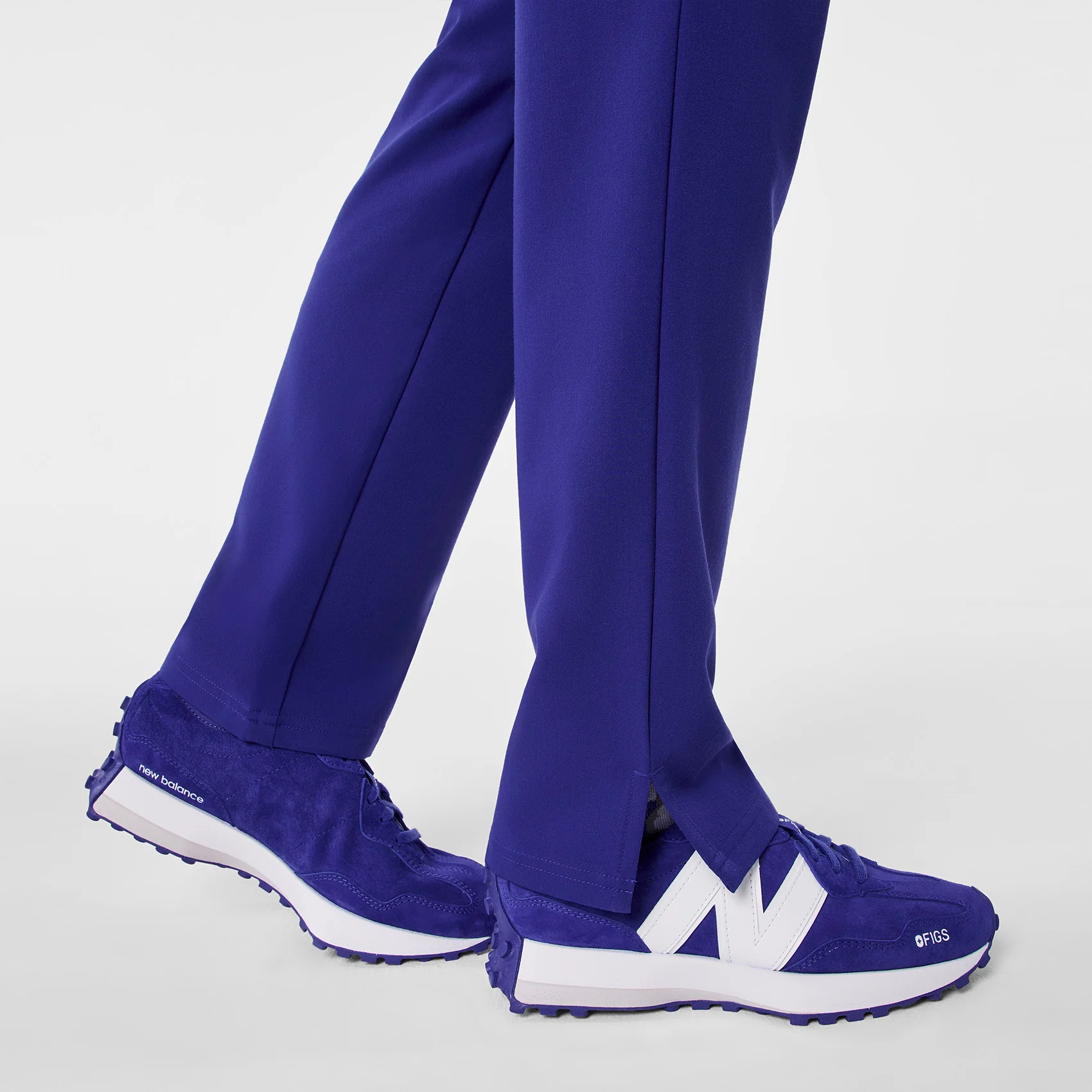 women's Deep Royal Blue High Waisted Dowa - Scrub Pants - Image 8