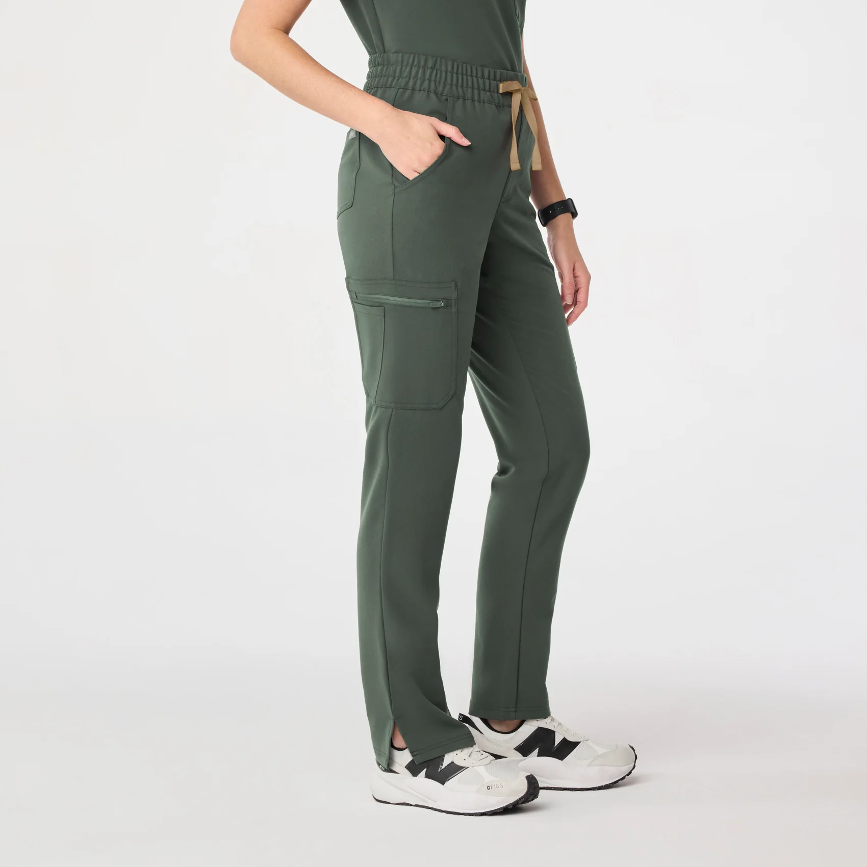 women's Moss High Waisted Dowa - Tall Scrub Pant - Image 3