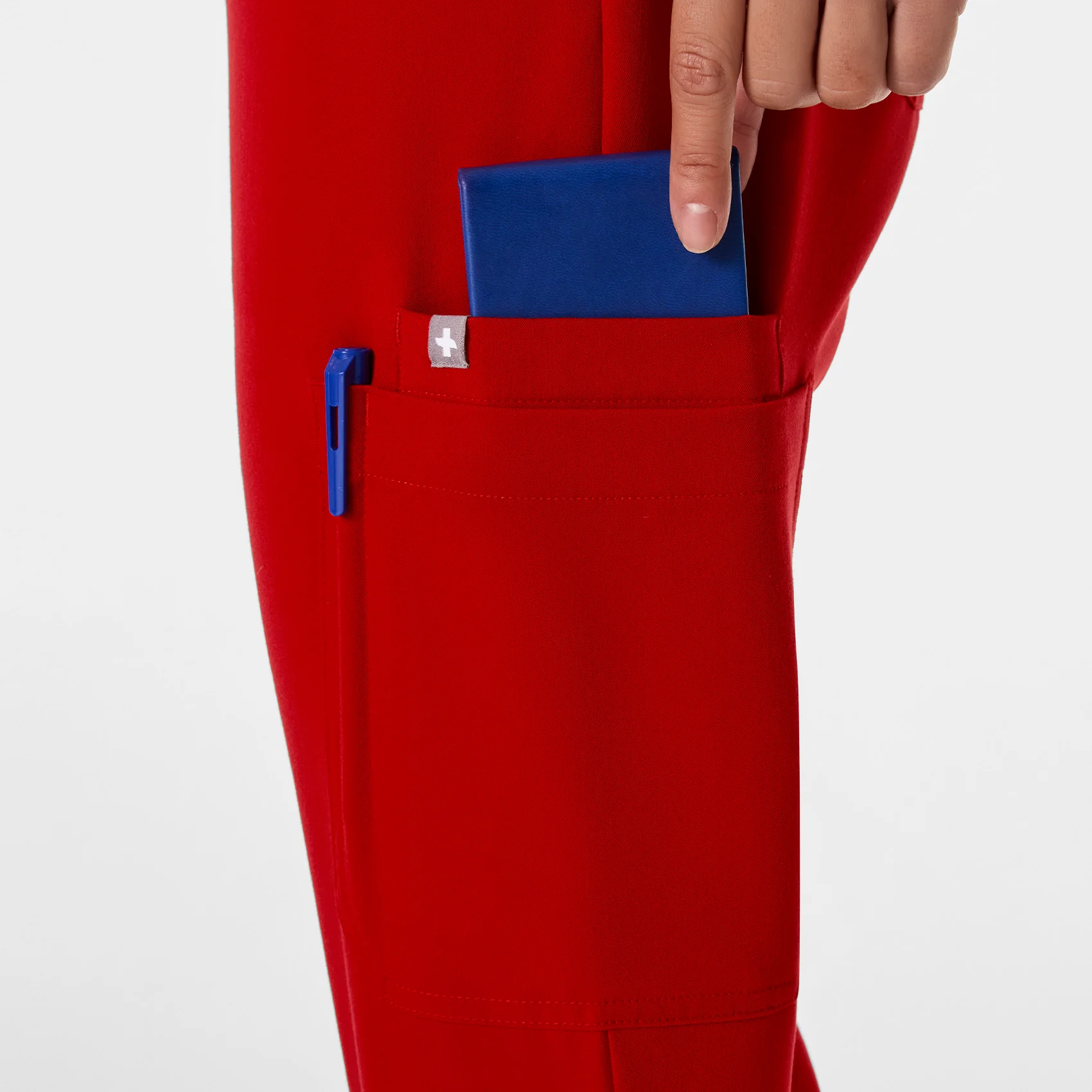 women's Winning Red High Waisted Dowa - Tall Scrub Pants - Image 7