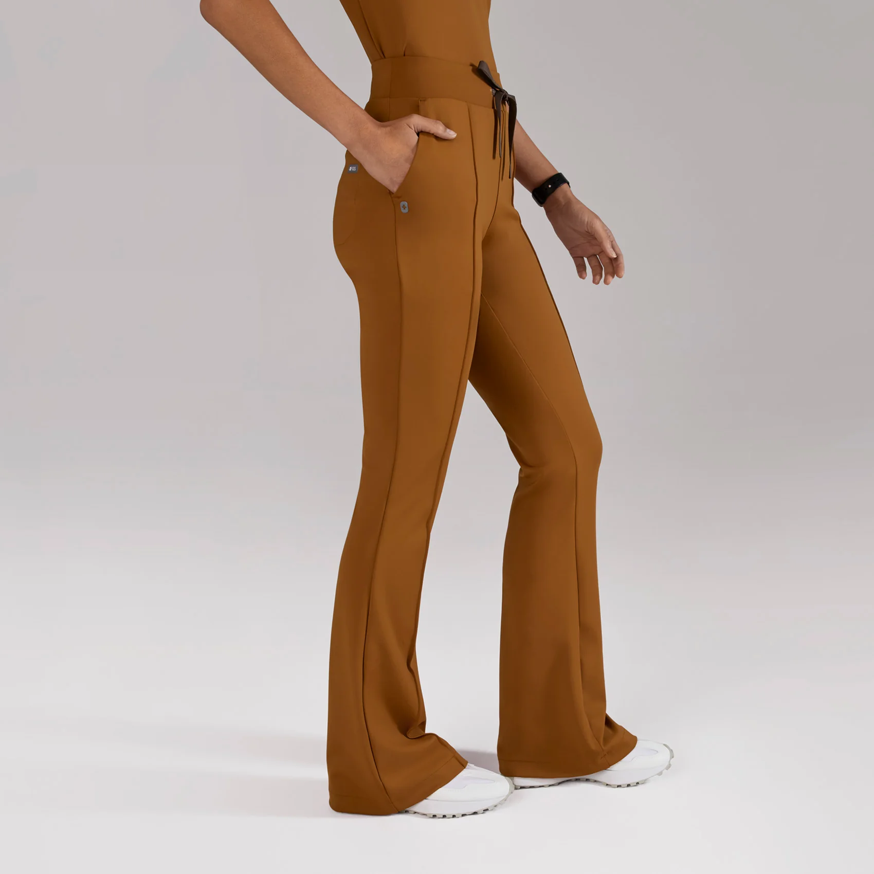 women's Alder High Waisted Evanston FORMx Skinny Flare - Petite Scrub Pant™ - Image 3