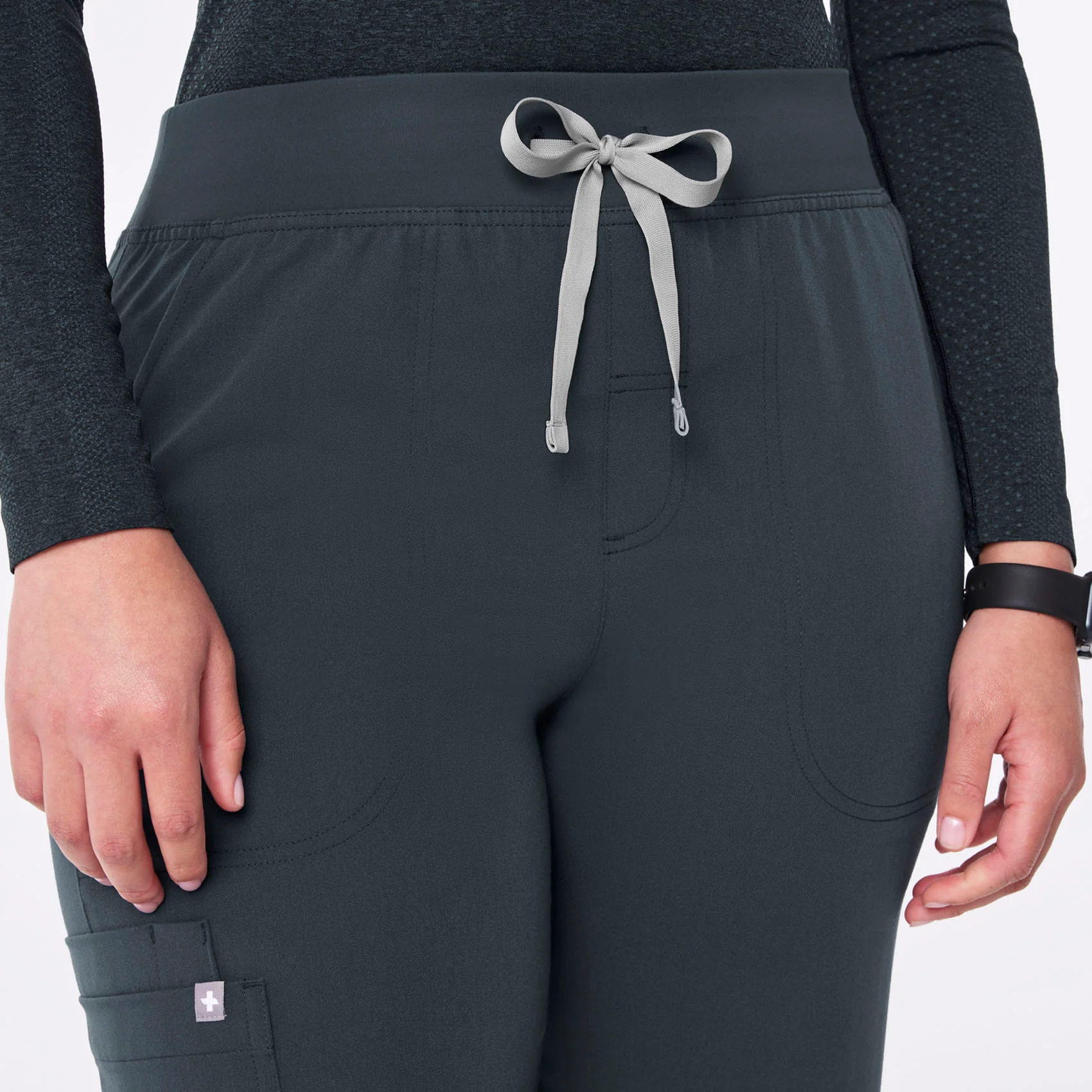 women's Dark Harbor High Waisted Isabel Wide Leg - Scrub Pant - Image 5