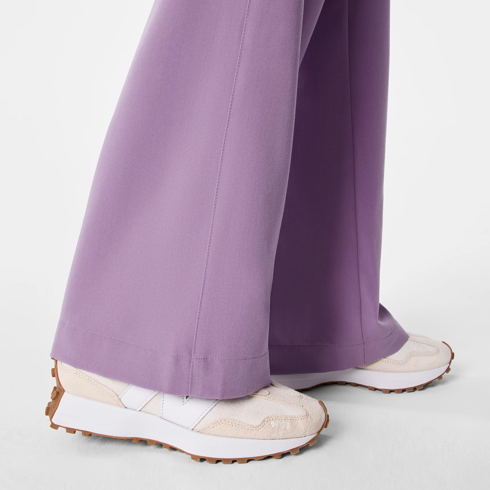 women's Purple Haze High Waisted Isabel Wide Leg - Petite Scrub Pant - Image 8