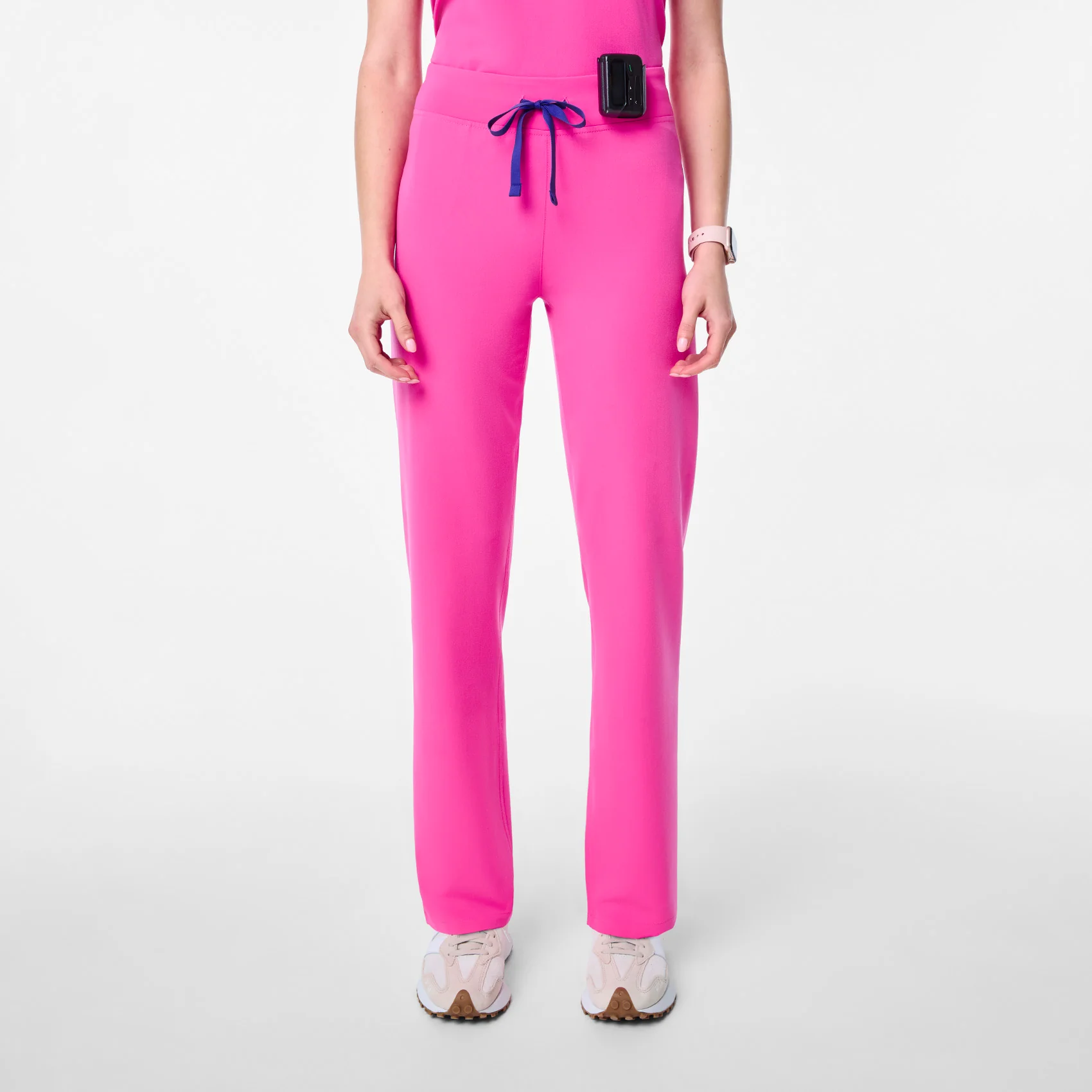 women's Rapid Response Pink High Waisted Livingston - Tall Basic Scrub Pant™