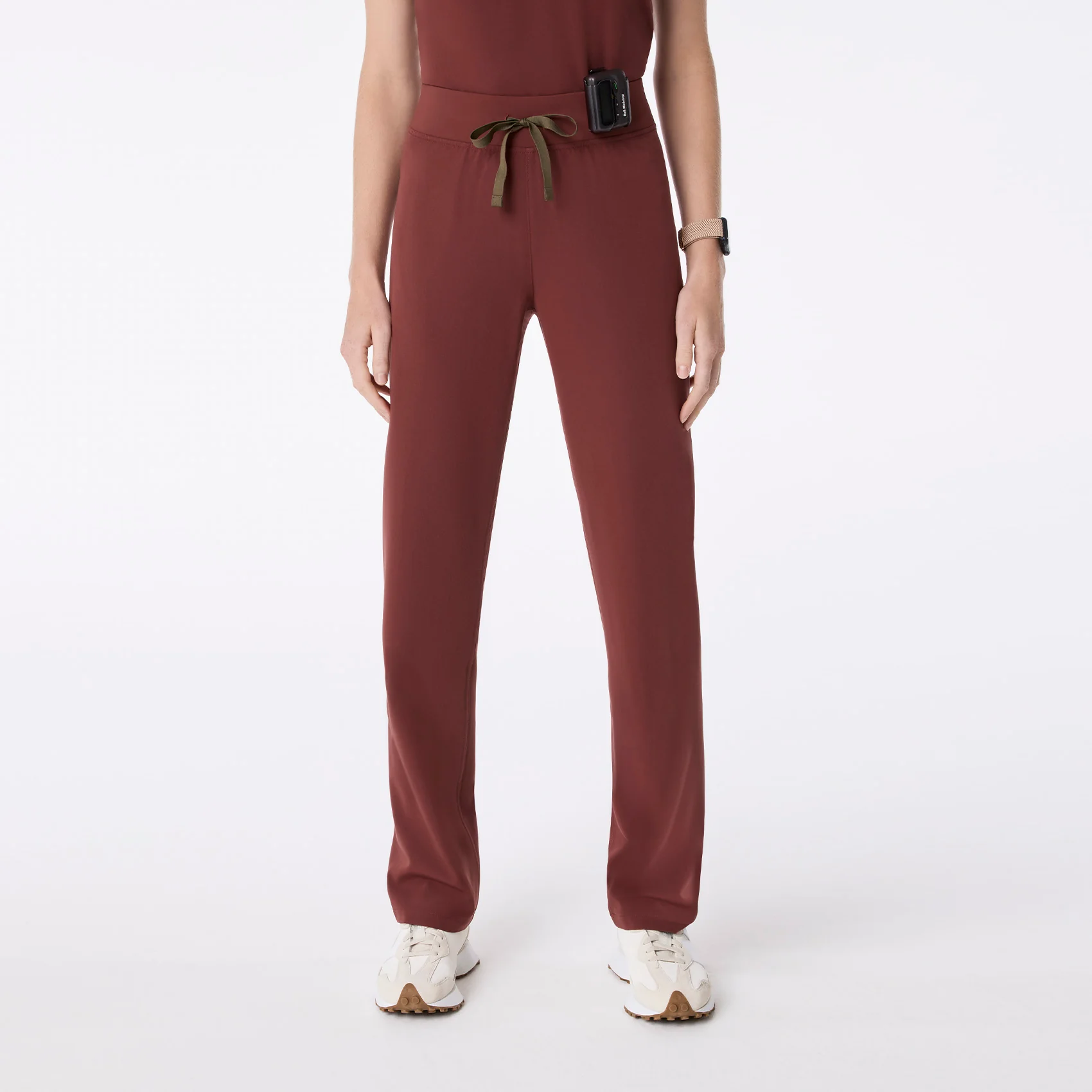 women's Walnut High Waisted Livingston - Petite Basic Scrub Pantā¢