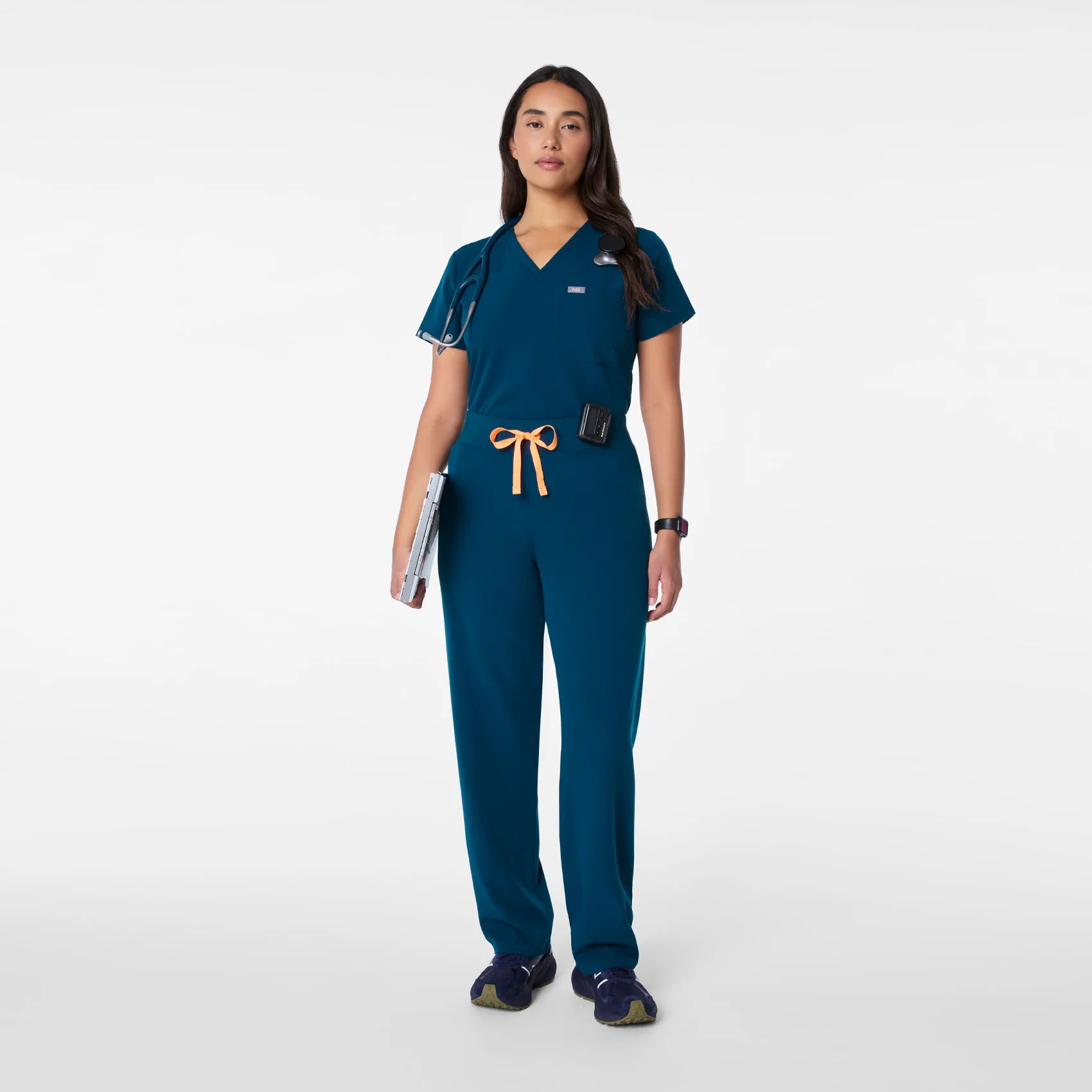 women's Deep Reef High Waisted Livingston - Tall Basic Scrub Pant™ - Image 2