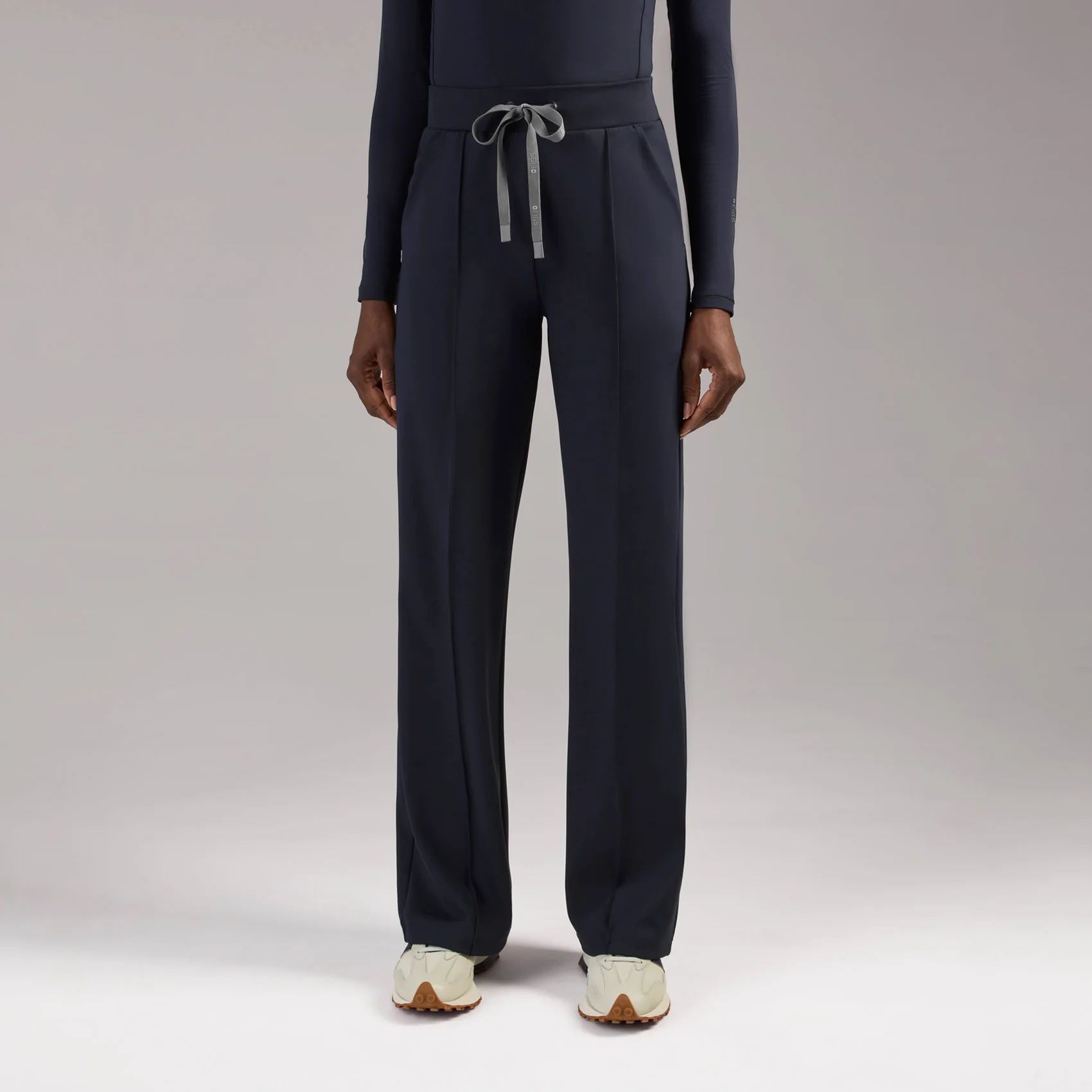 women's Navy High Waisted Piedra FORMx™ Straight Leg - Scrub Pant