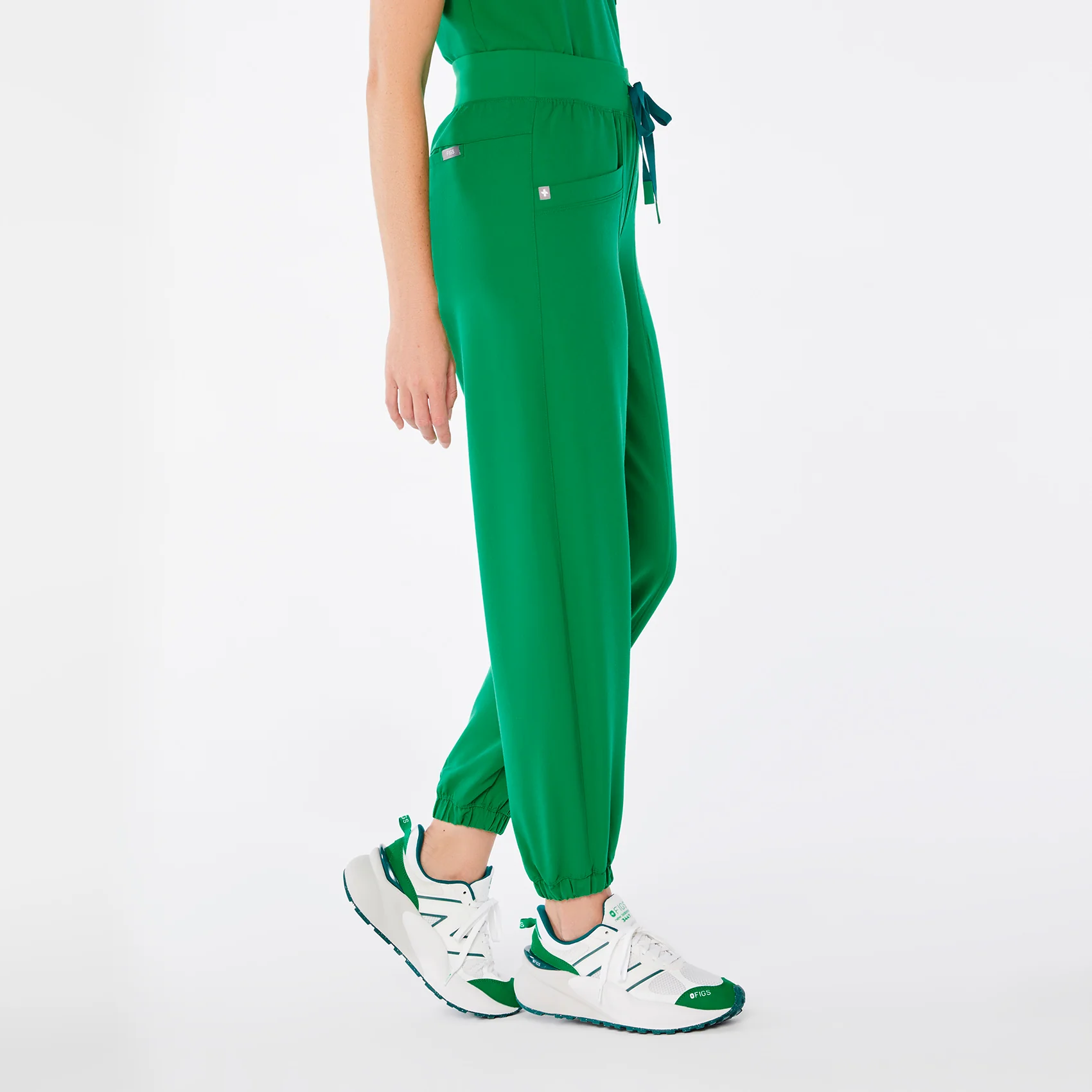 women's Evergreen High Waisted Rio Relaxed Jogger Scrub Pants - Image 2