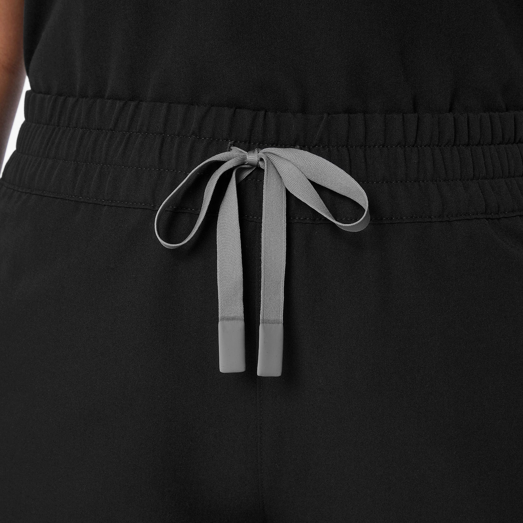 women's Black High Waisted Salida Straight Leg - Petite Scrub Pant - Image 5