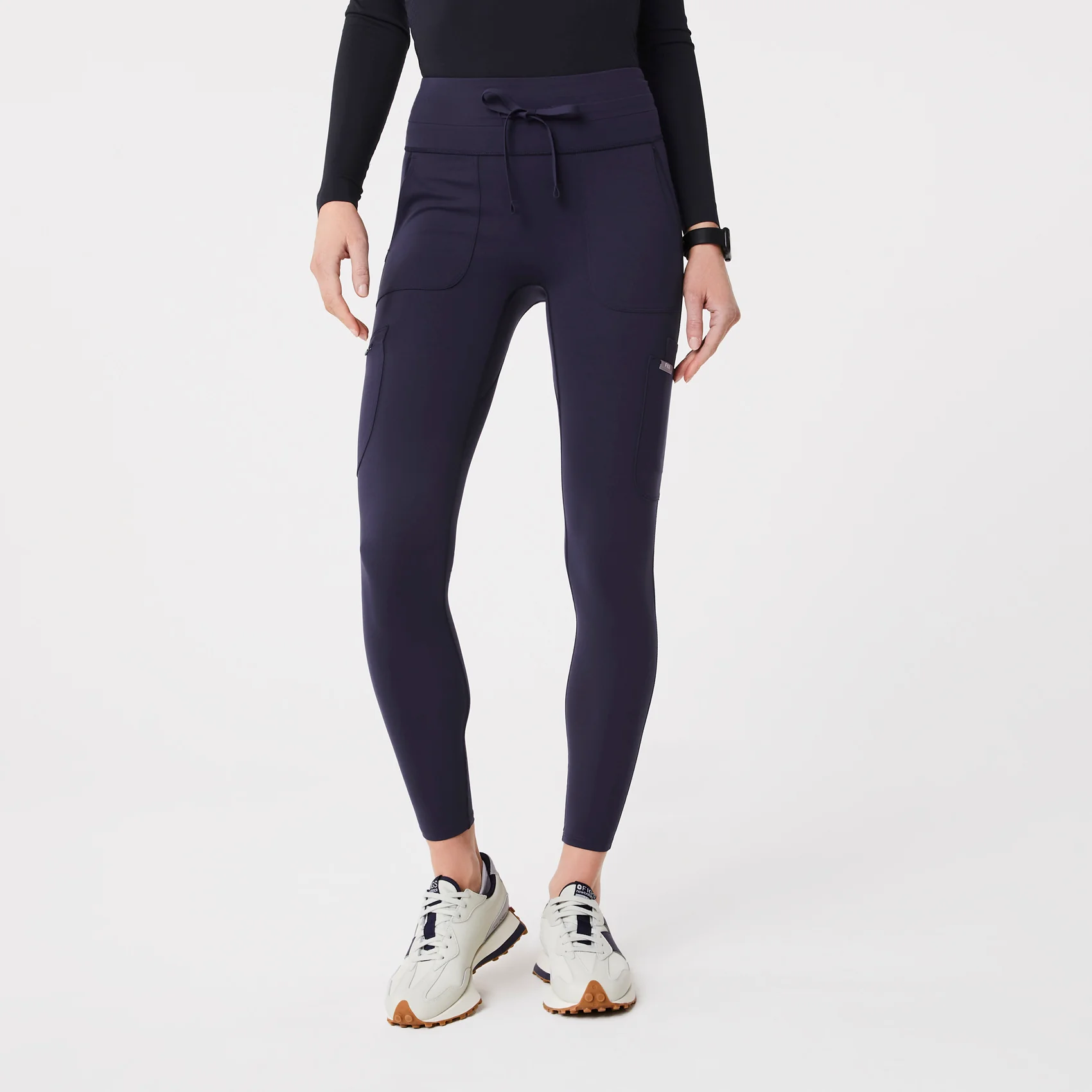 women's Navy High Waisted Seville - ScrubLegging™