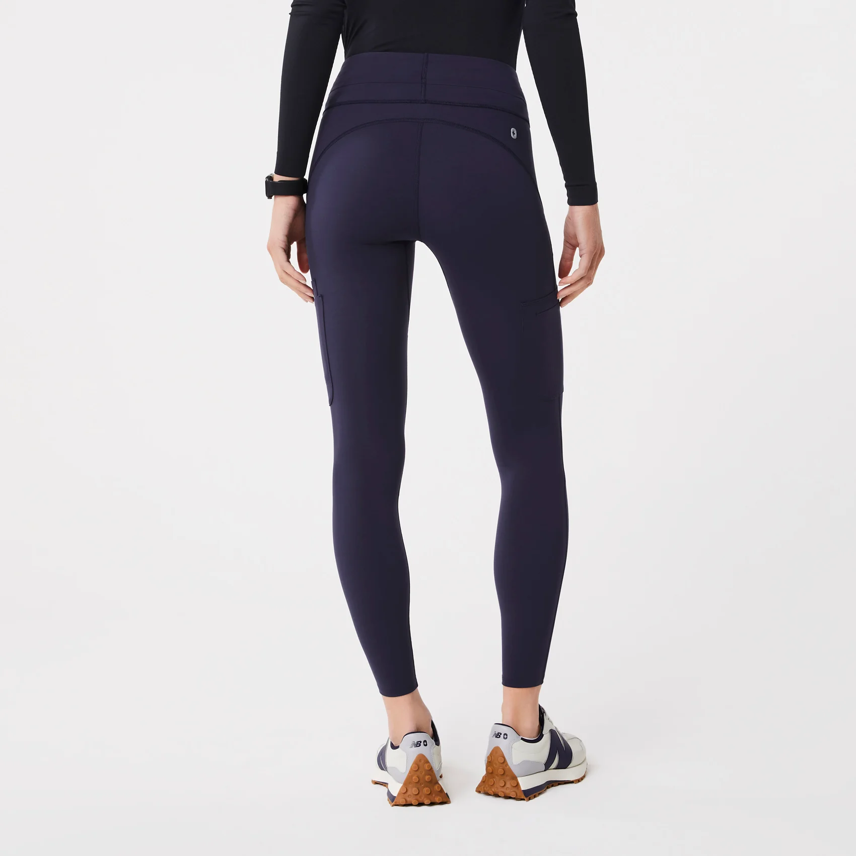 women's Navy High Waisted Seville - ScrubLegging™ - Image 4