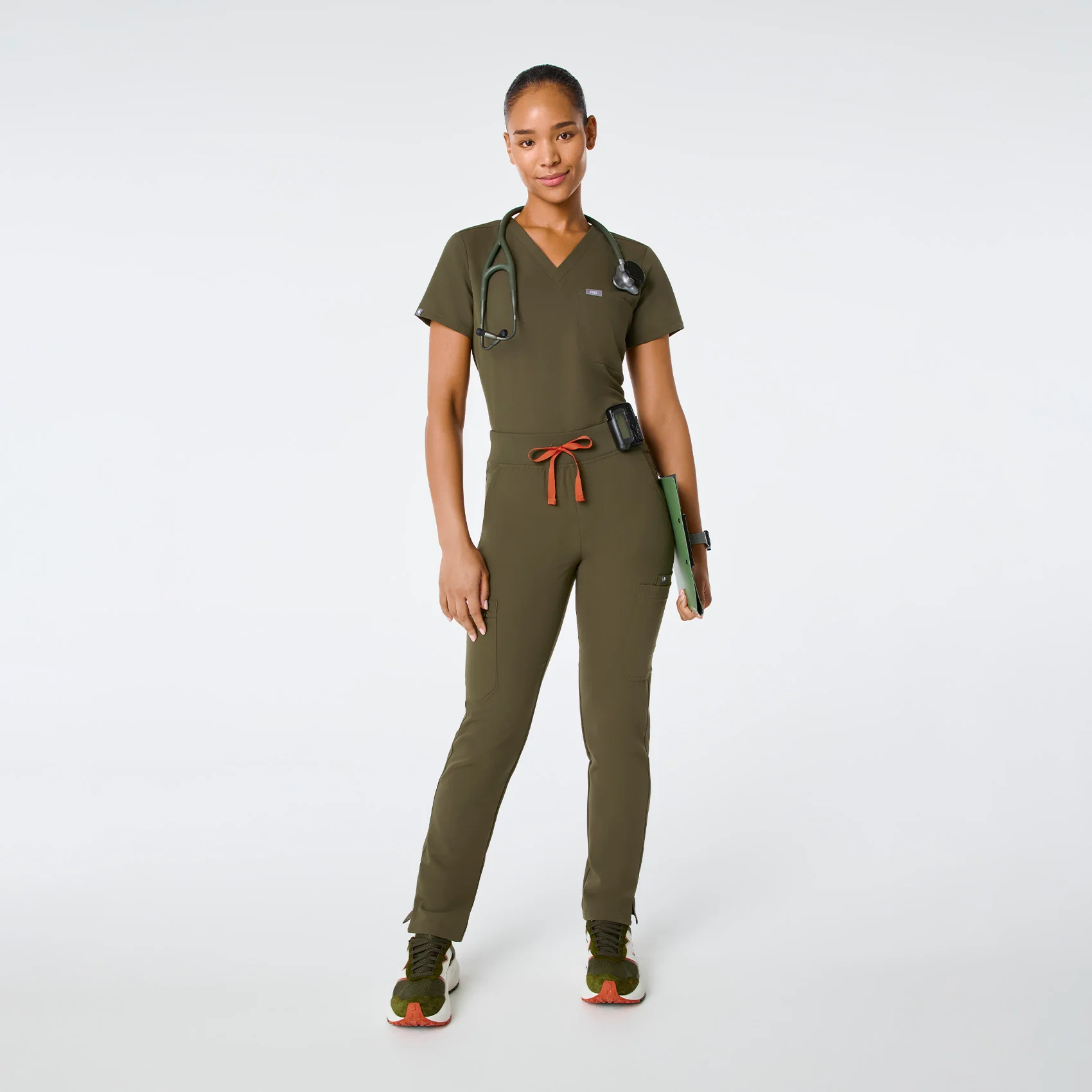 women's Spruce High Waisted Yola - Petite Skinny Scrub Pant⢠- Image 2