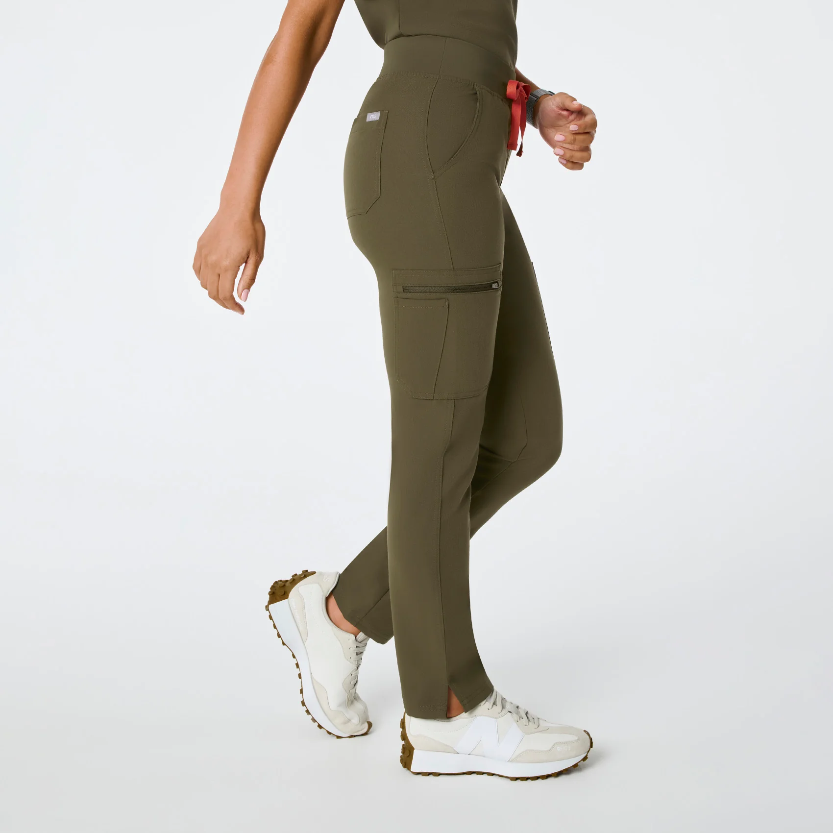 women's Spruce High Waisted Yola - Petite Skinny Scrub Pant⢠- Image 3