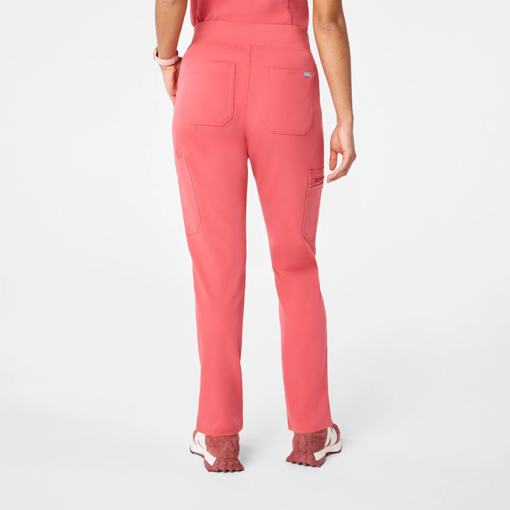 women's Pulmonary Pink High Waisted Yola - Tall Skinny Scrub Pant⢠- Image 4