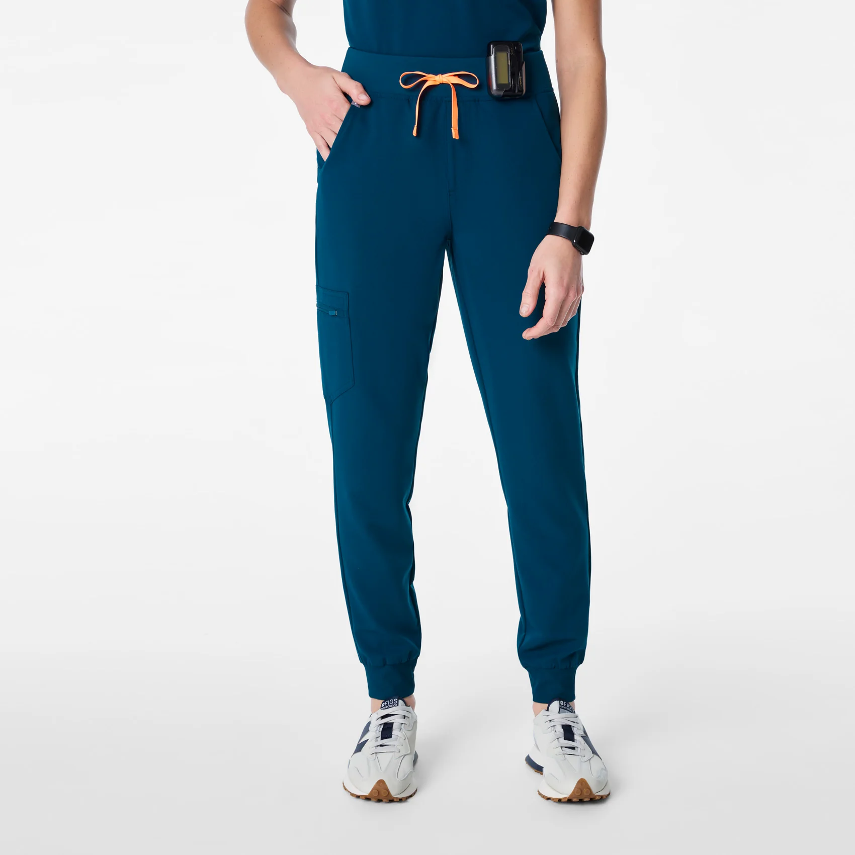 women's Deep Reef High Waisted Zamora - Jogger Scrub Pantā¢