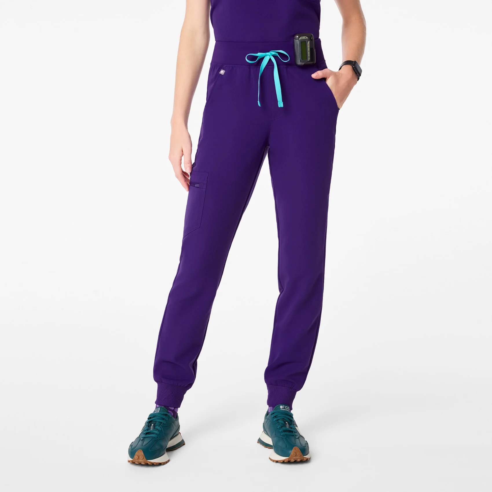 women's Purple Pulse High Waisted Zamora - Jogger Scrub Pant™