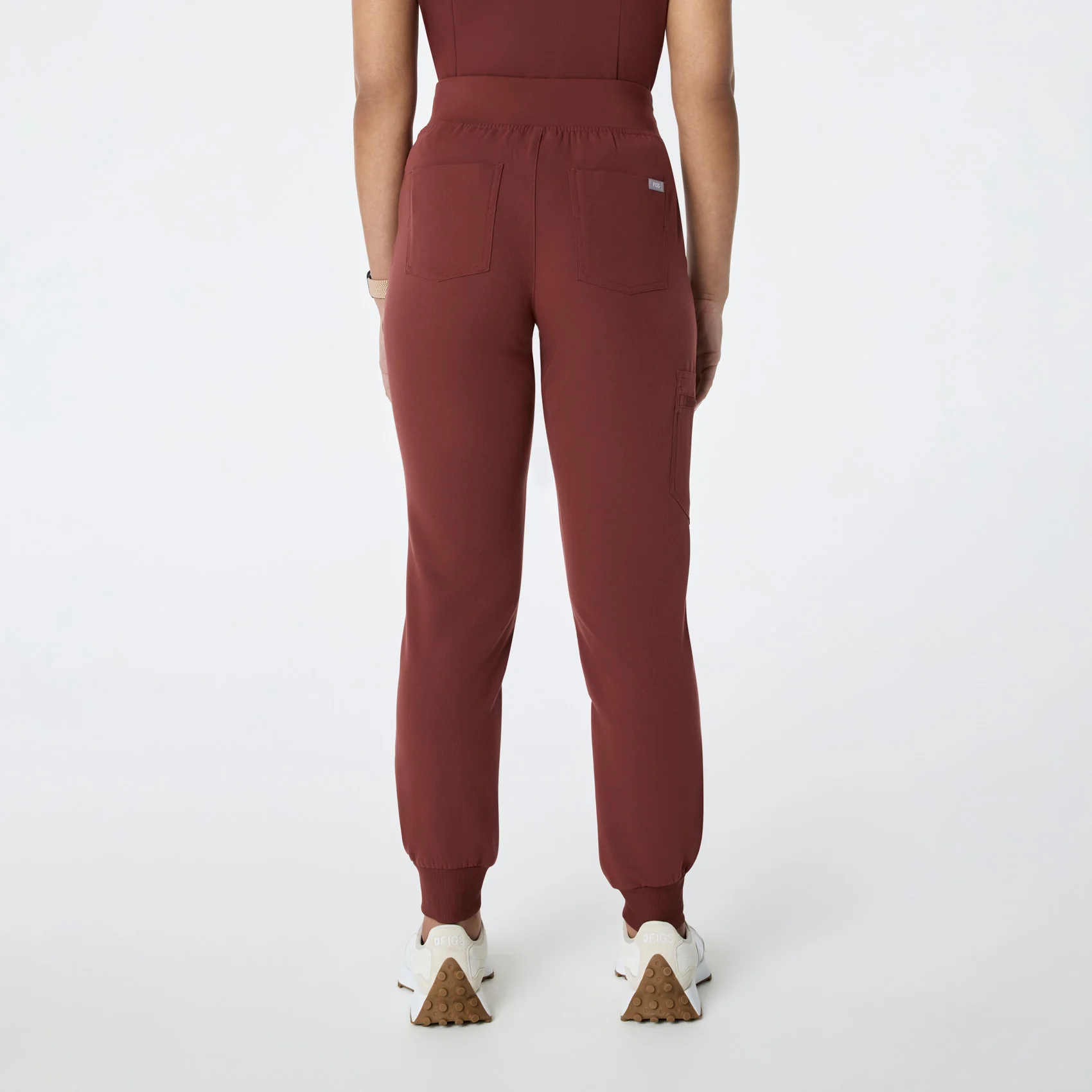 women's Walnut High Waisted Zamora - Jogger Scrub Pant⢠- Image 4