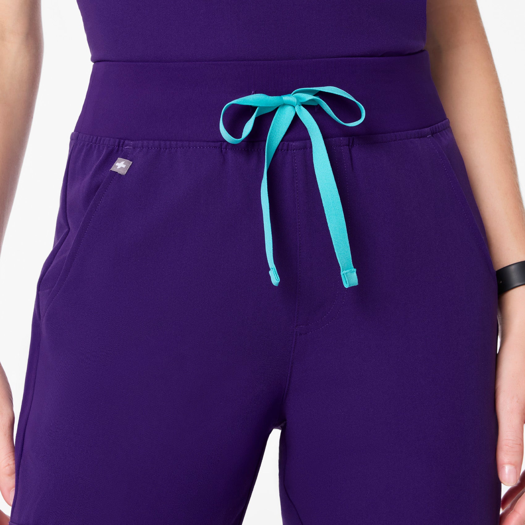 women's Purple Pulse High Waisted Zamora - Petite Jogger Scrub Pant™ - Image 5