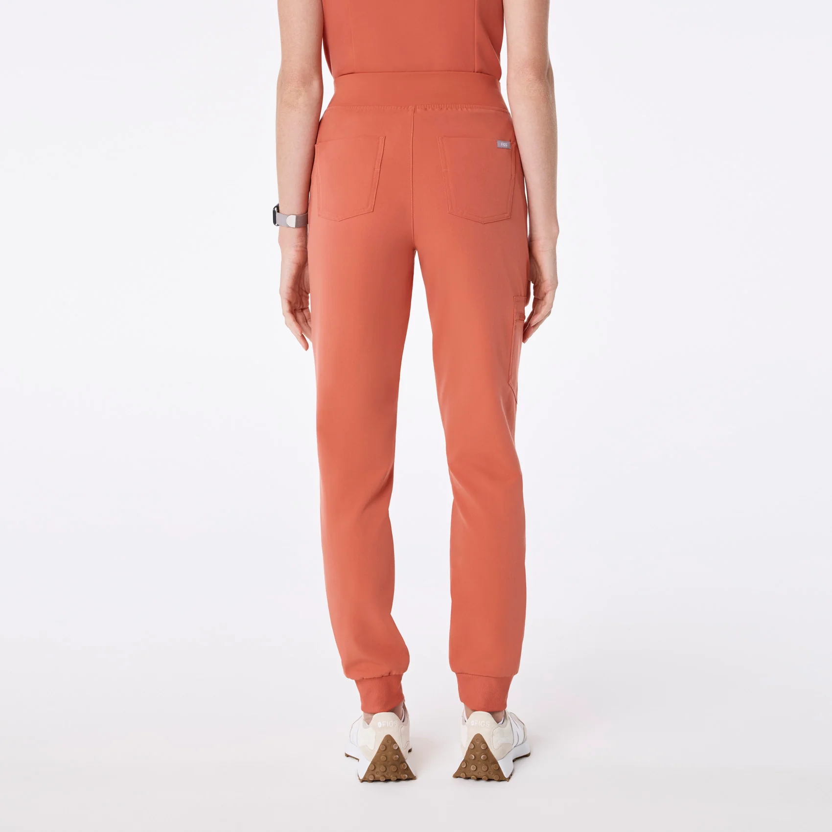 women's Spiced Cider High Waisted Zamora - Petite Jogger Scrub Pant™ - Image 4