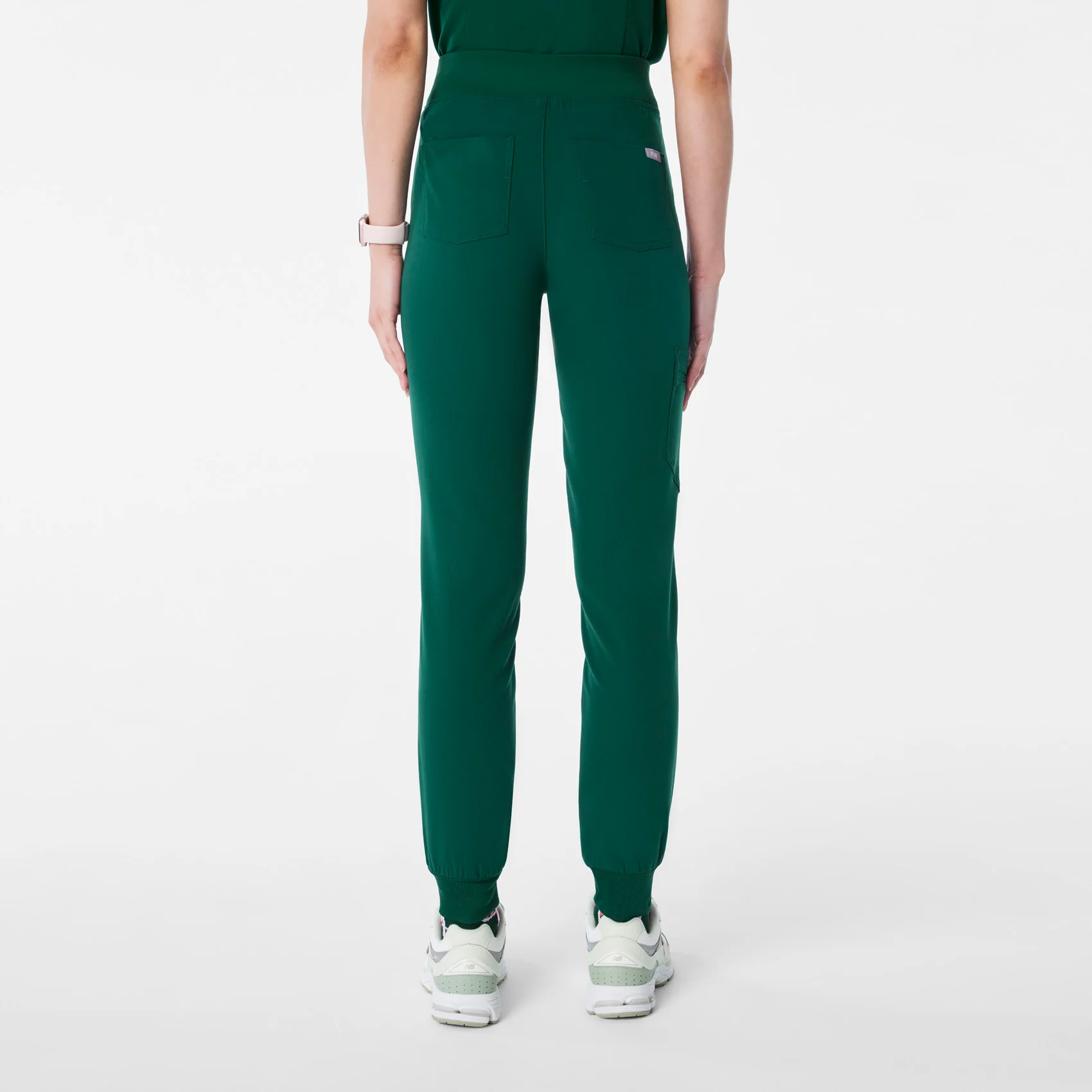 women's Forest Green High Waisted Zamora - Tall Jogger Scrub Pant™ - Image 4