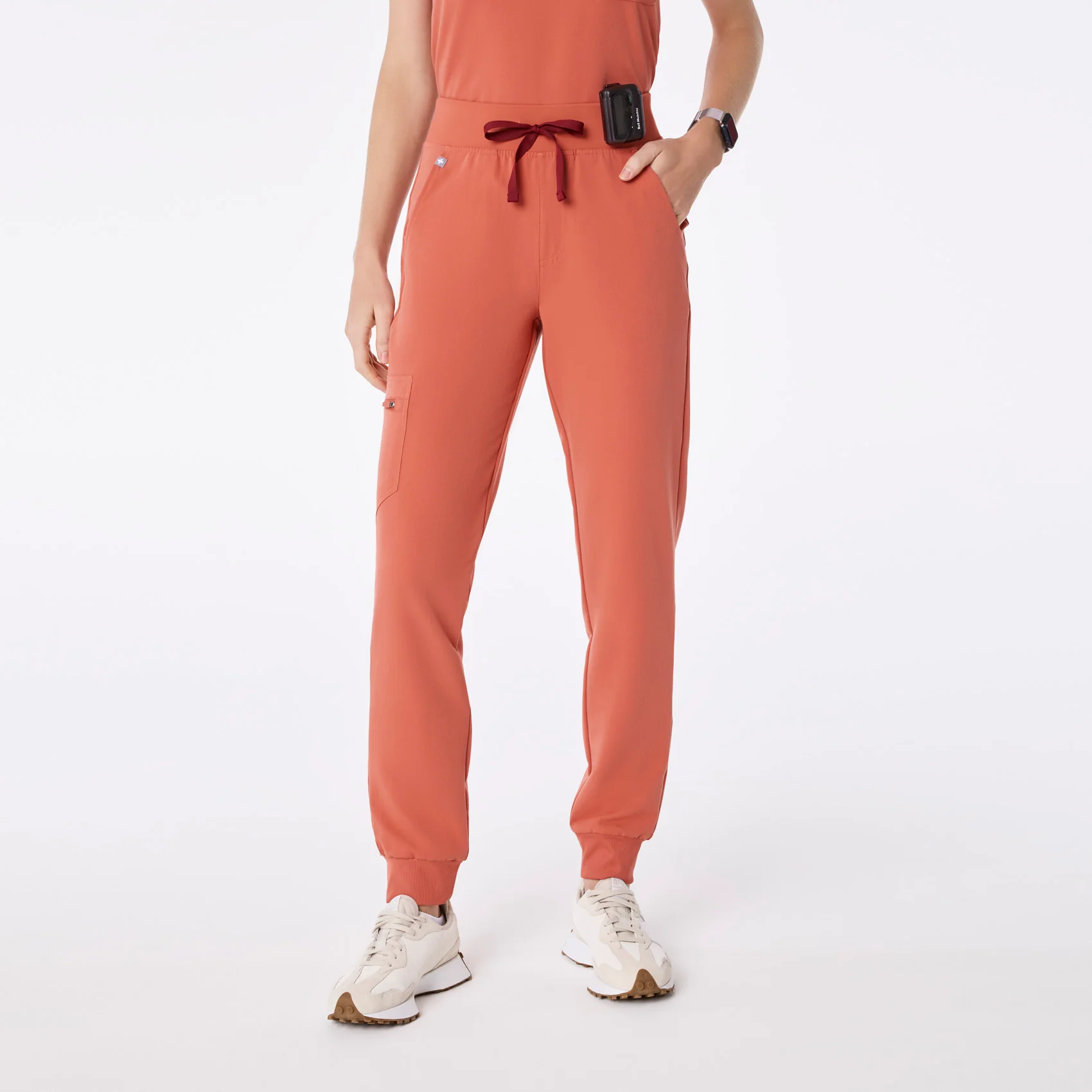 women's Spiced Cider High Waisted Zamora - Tall Jogger Scrub Pantā¢