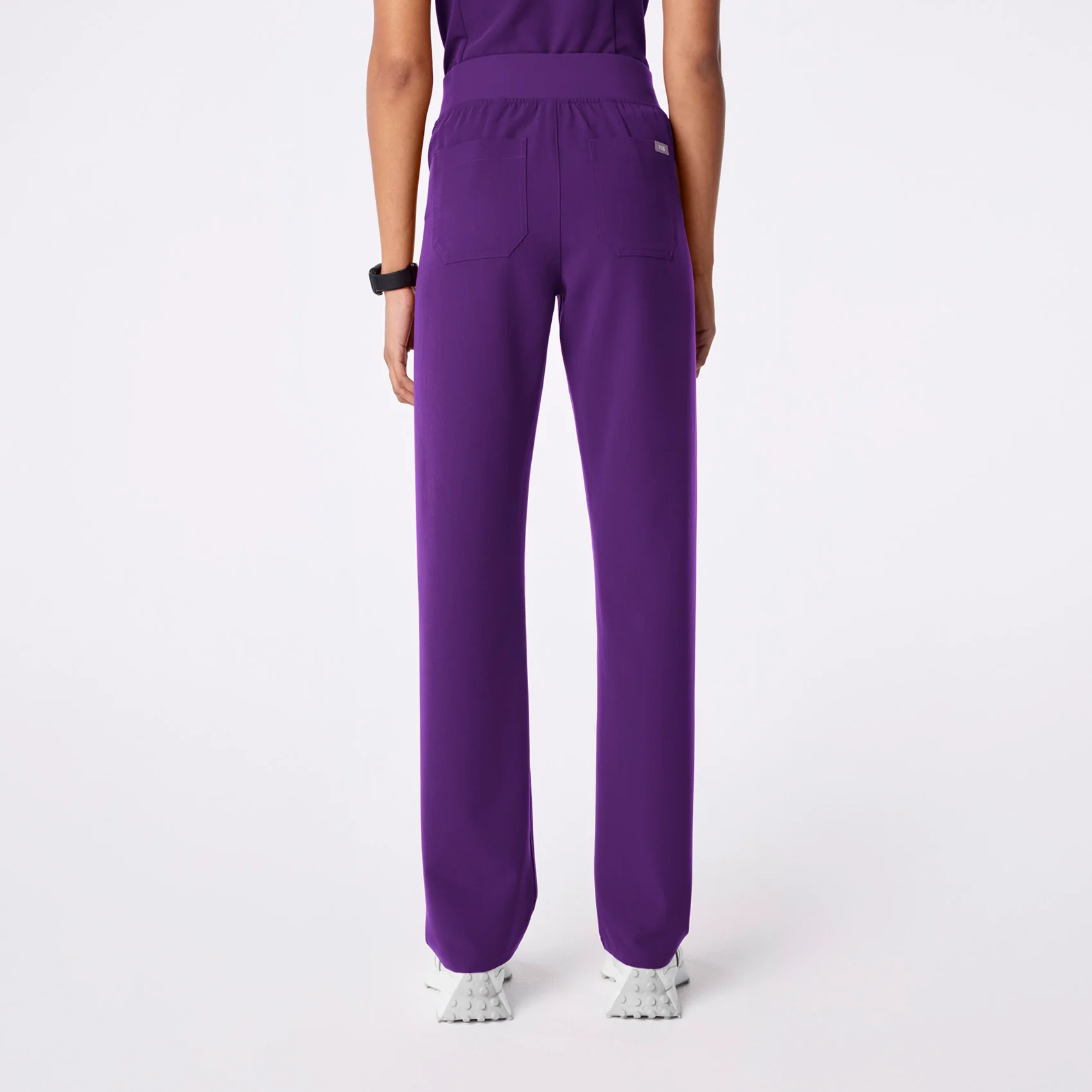 women's Digital Grape High Waisted Livingston - Petite Basic Scrub Pant™ - Image 4