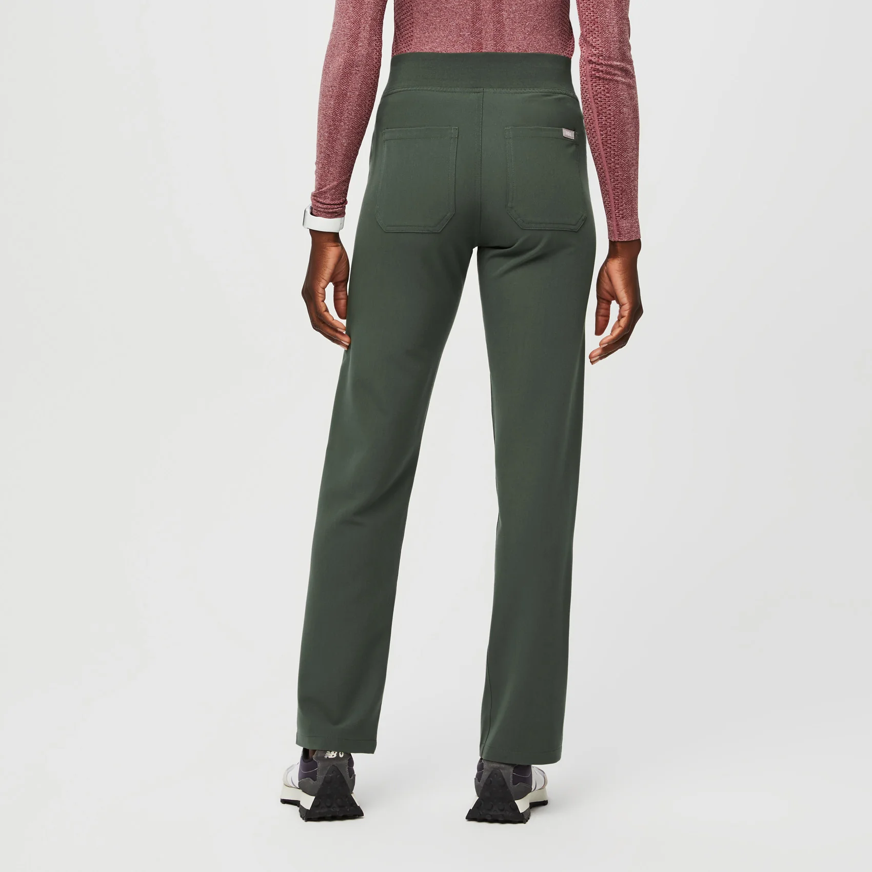 women's Moss High Waisted Livingston - Tall Basic Scrub Pant™ - Image 4