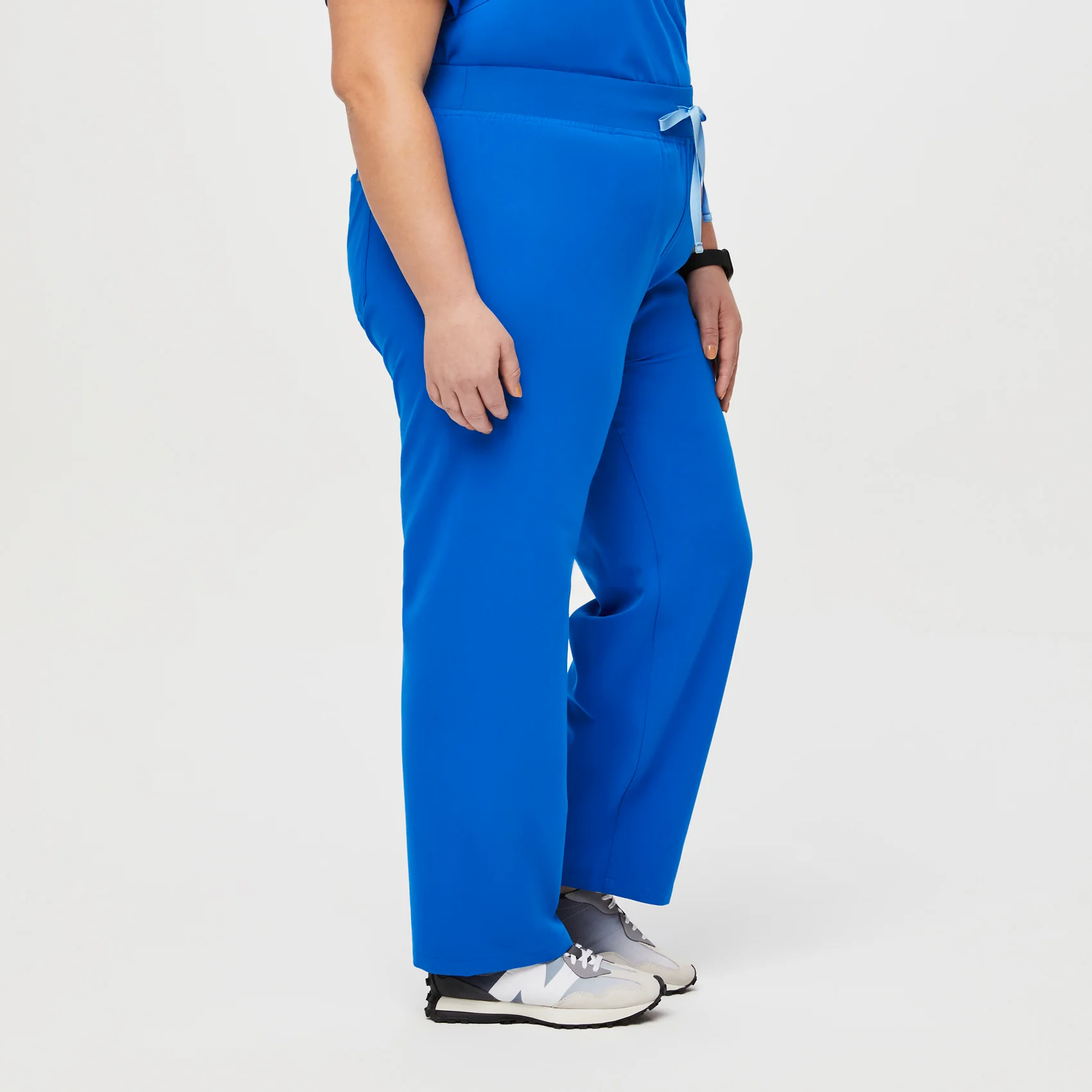 women's Royal Blue High Waisted Livingston™ - Tall Basic Scrub Pants (3XL - 6XL) - Image 3