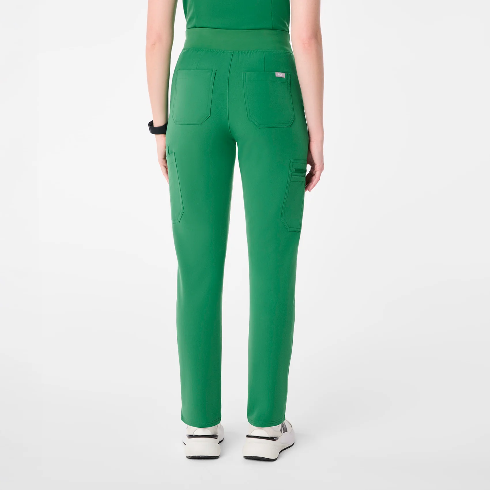 women's Indocyanine Green High Waisted Yola - Petite Skinny Scrub Pant™ - Image 4